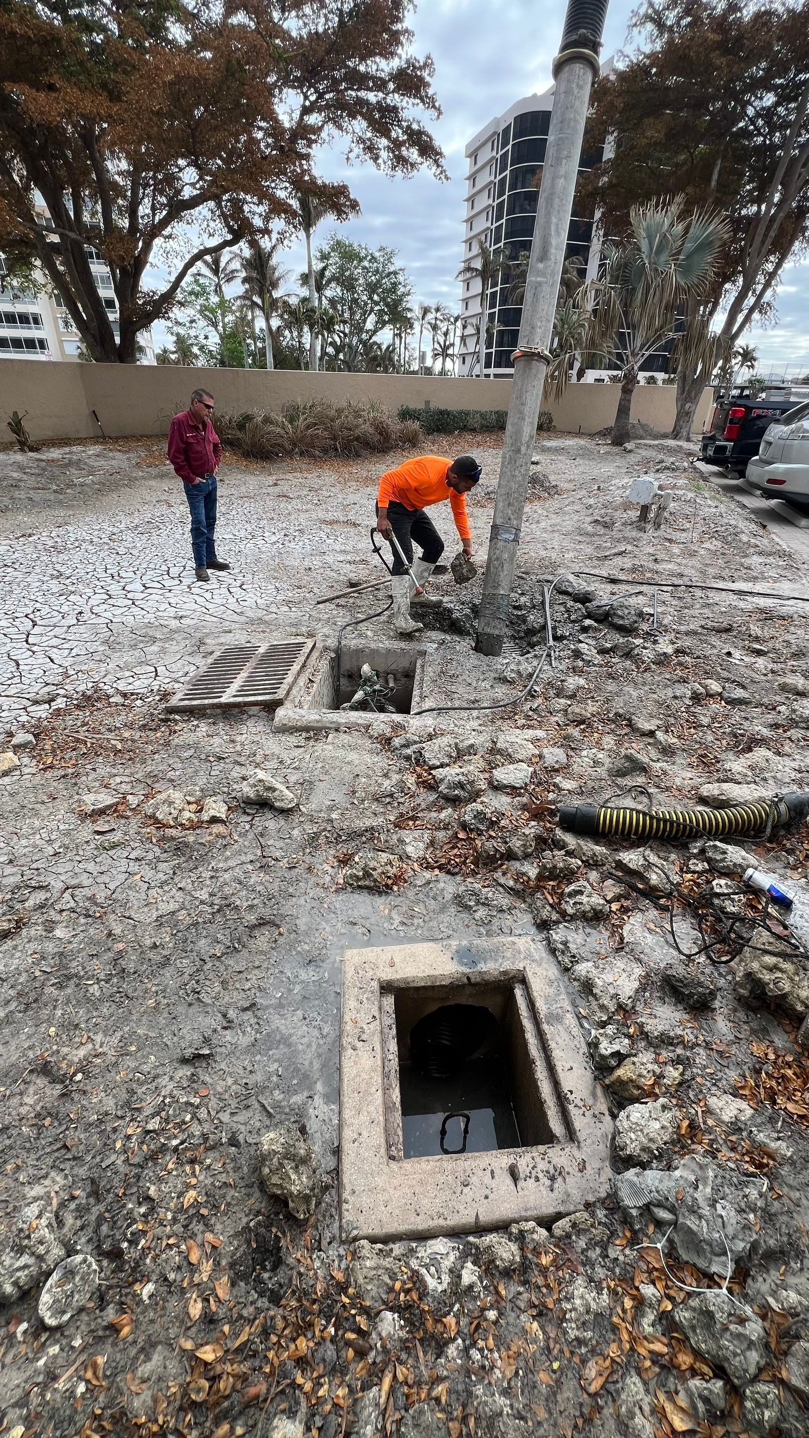 Condo Storm Water System Maintenance by APS Power & Water