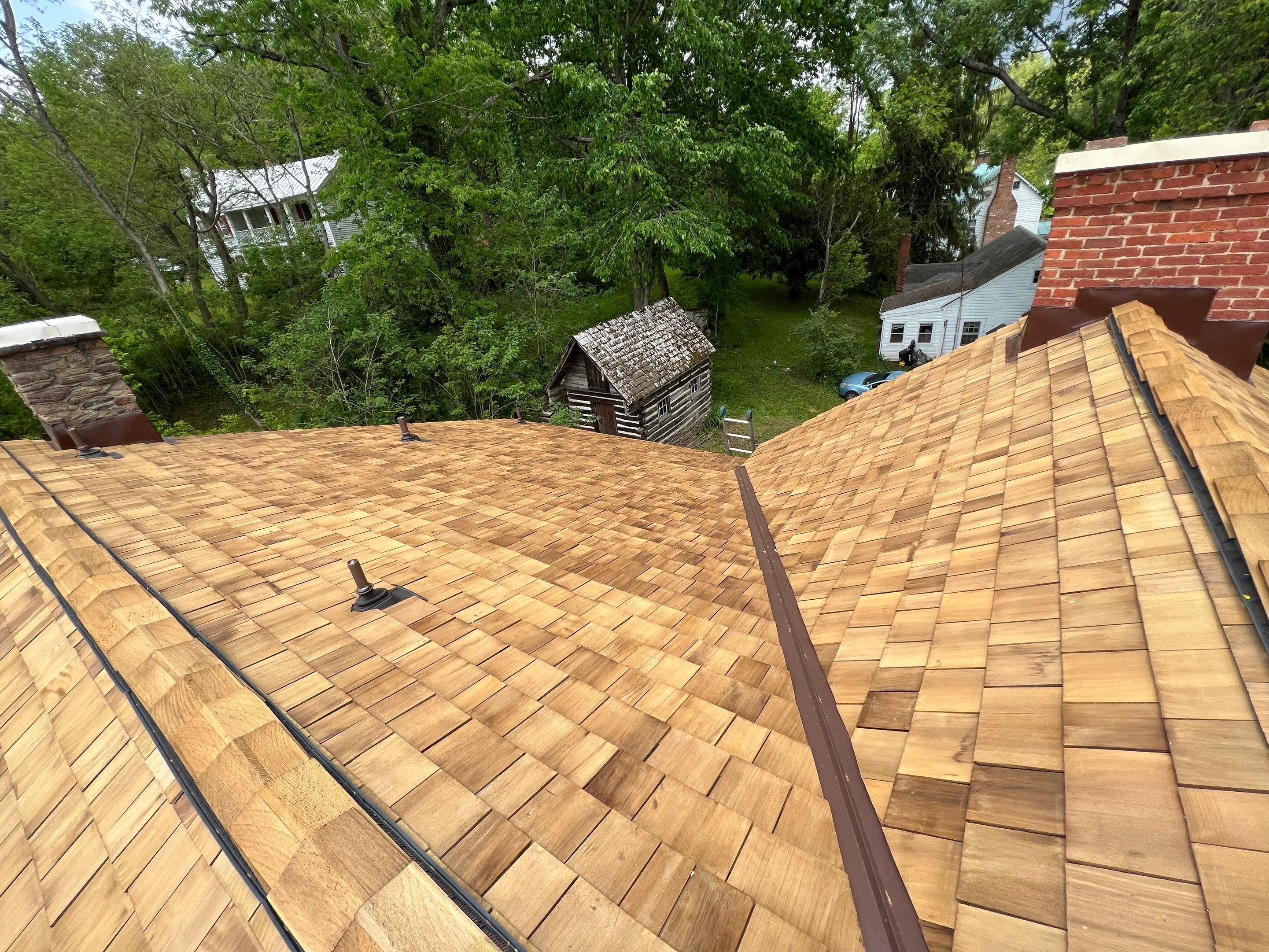 Gainesville Historic Structure: Western Red Cedar #1 Perfection G&R CCA Cedar Shakes by RM Banning, Inc.