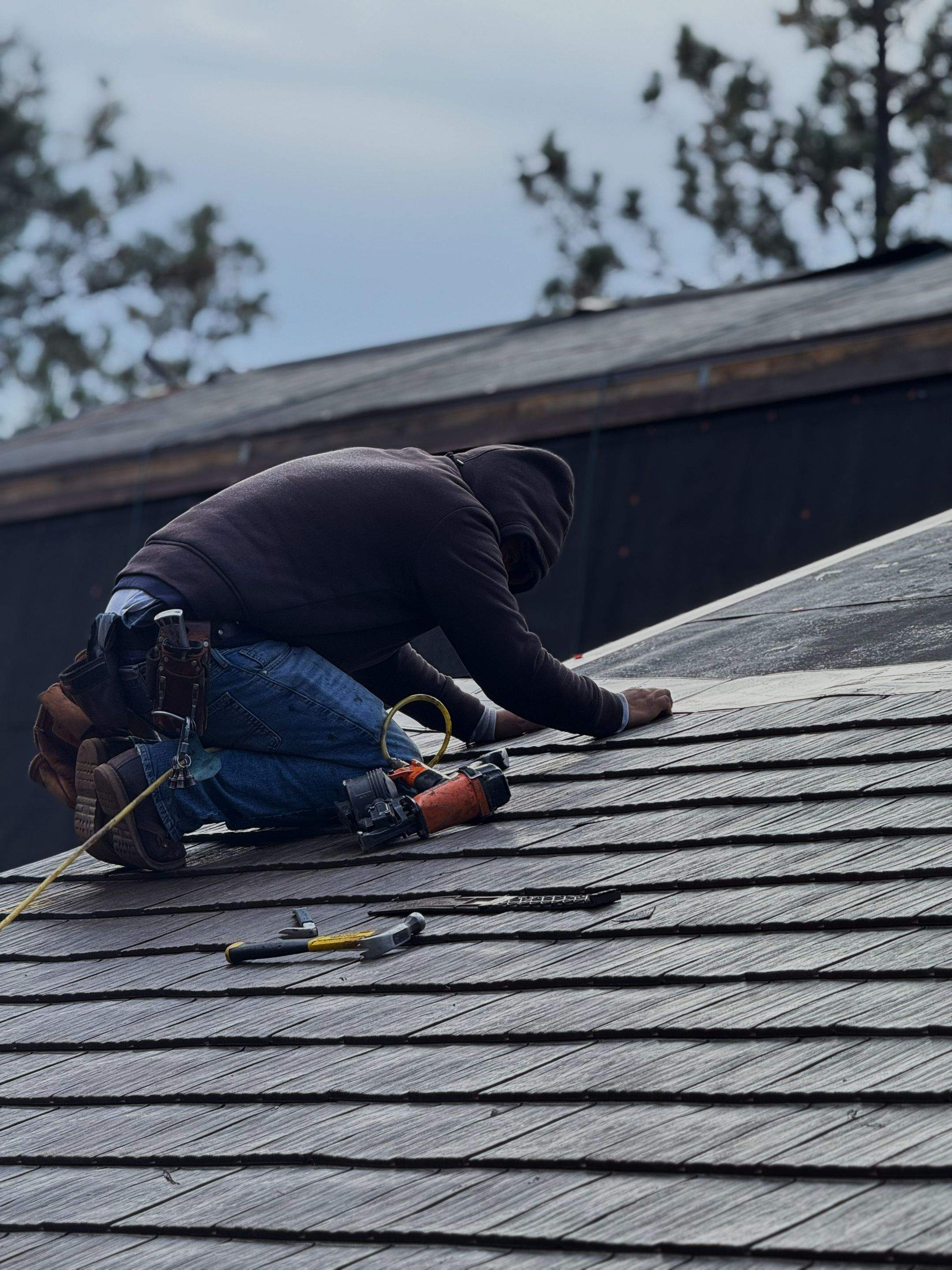 Brown Euroshield Beaumont Shake HP Roof Install by Weather-Tite Exteriors LLC