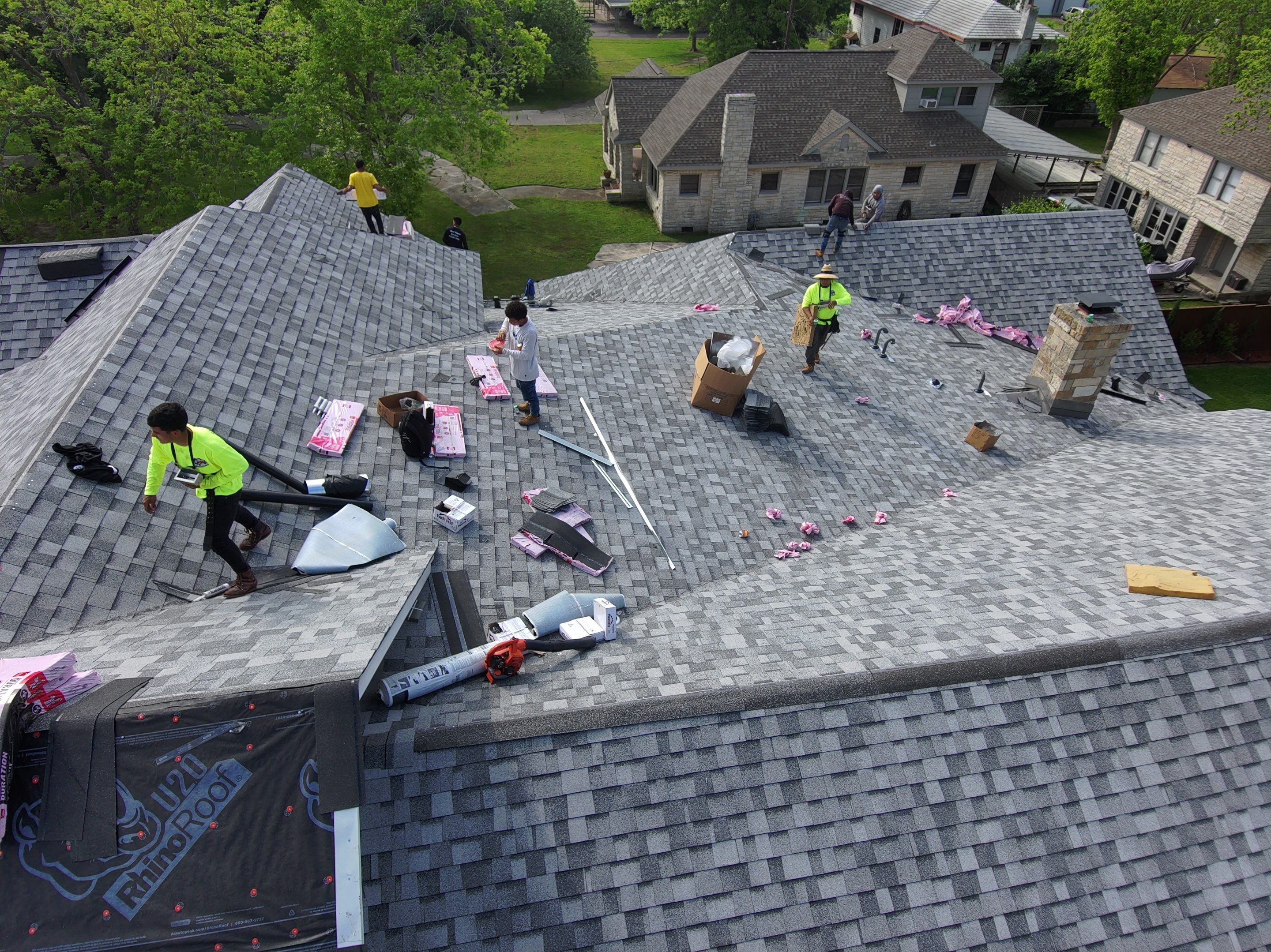 Residential Roofing Installation using Owen's Corning Duration (Lifetime) Shingles by Roof Repair Company