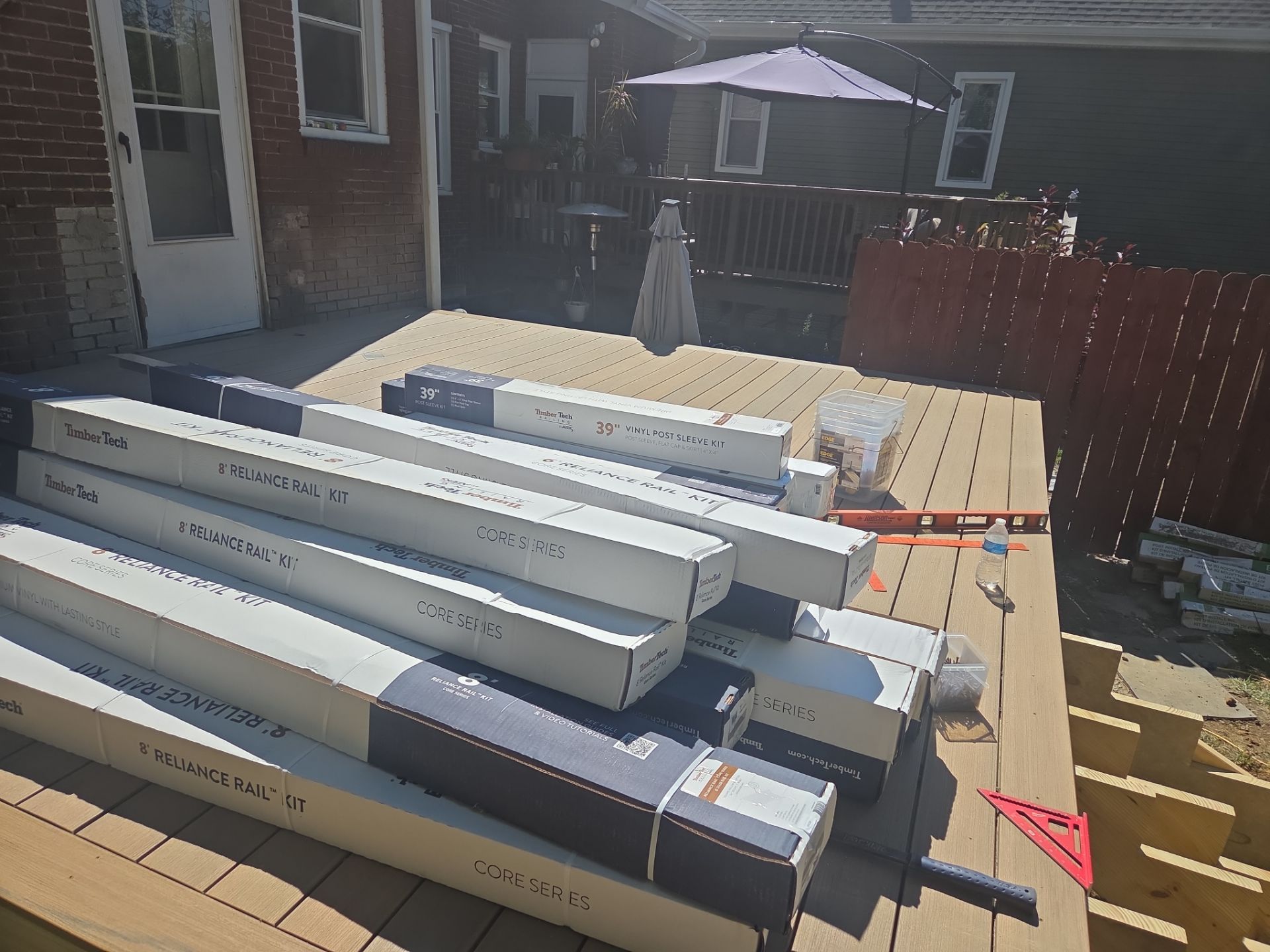 Deck build  by Cousins Roofing Siding & Decks