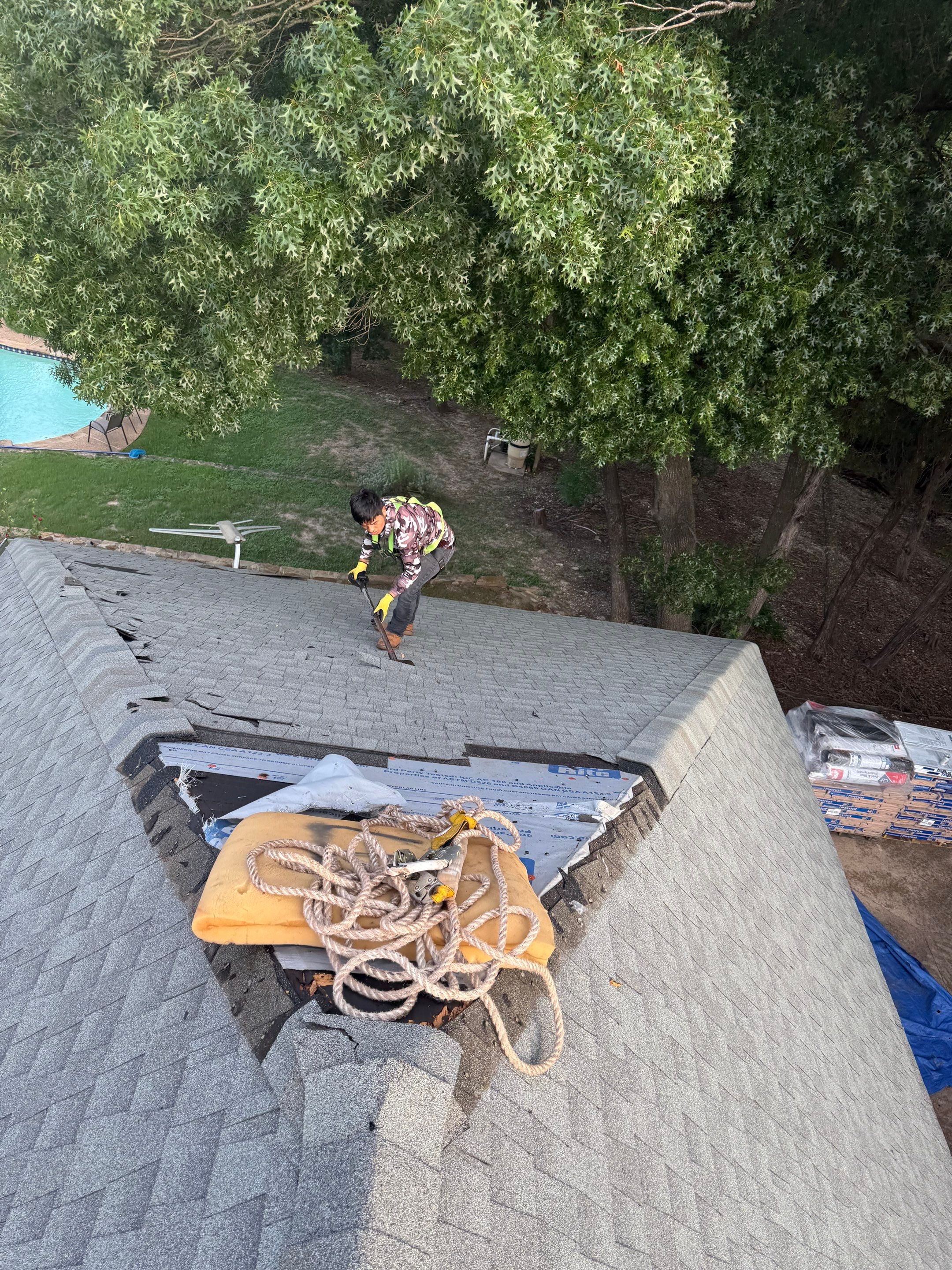 Project in DeSoto by Rhino Roofing and General Contracting, LLC