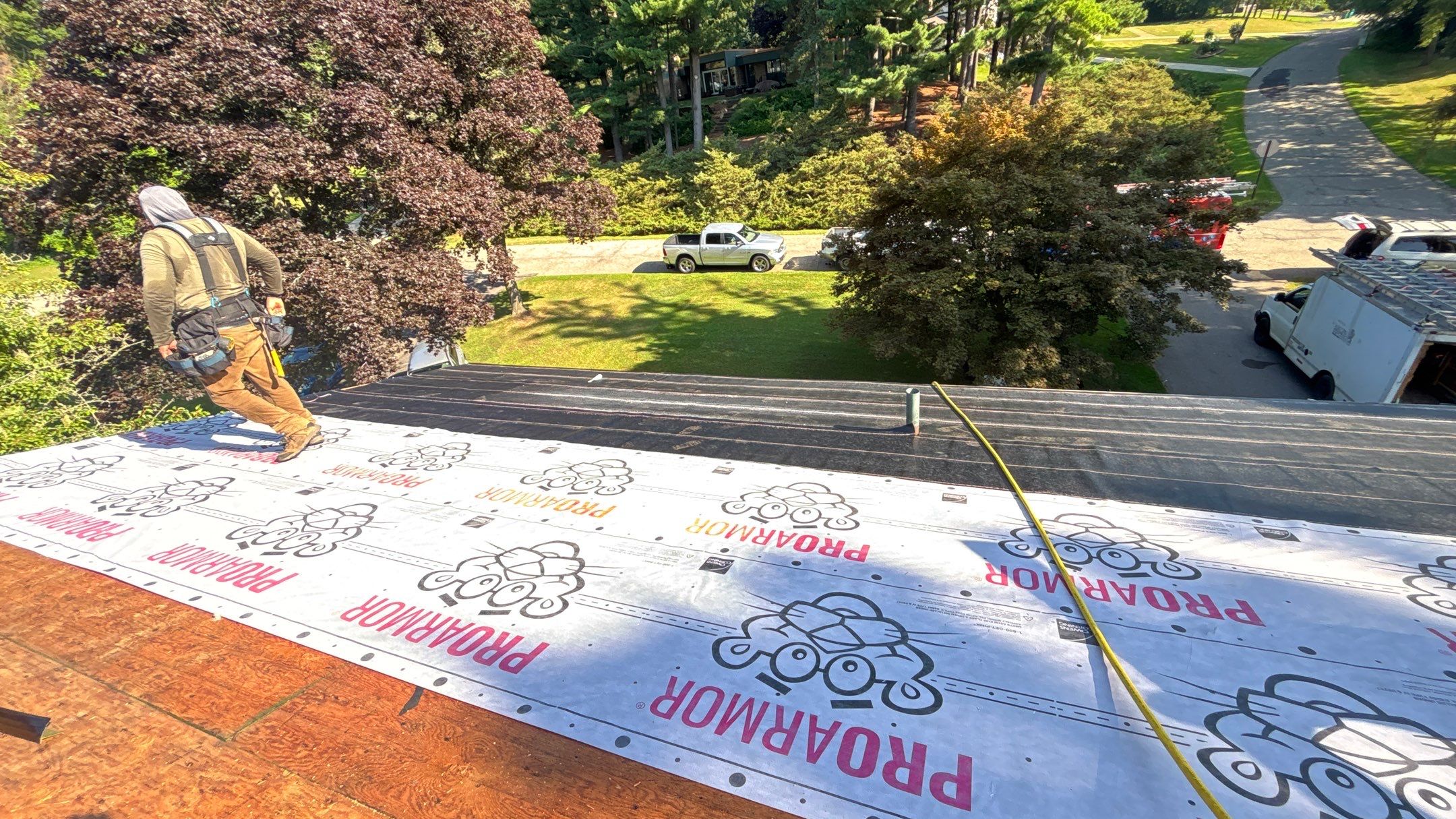 Roof Replacement using Owens Corning Onyx Black by 180 Contractors