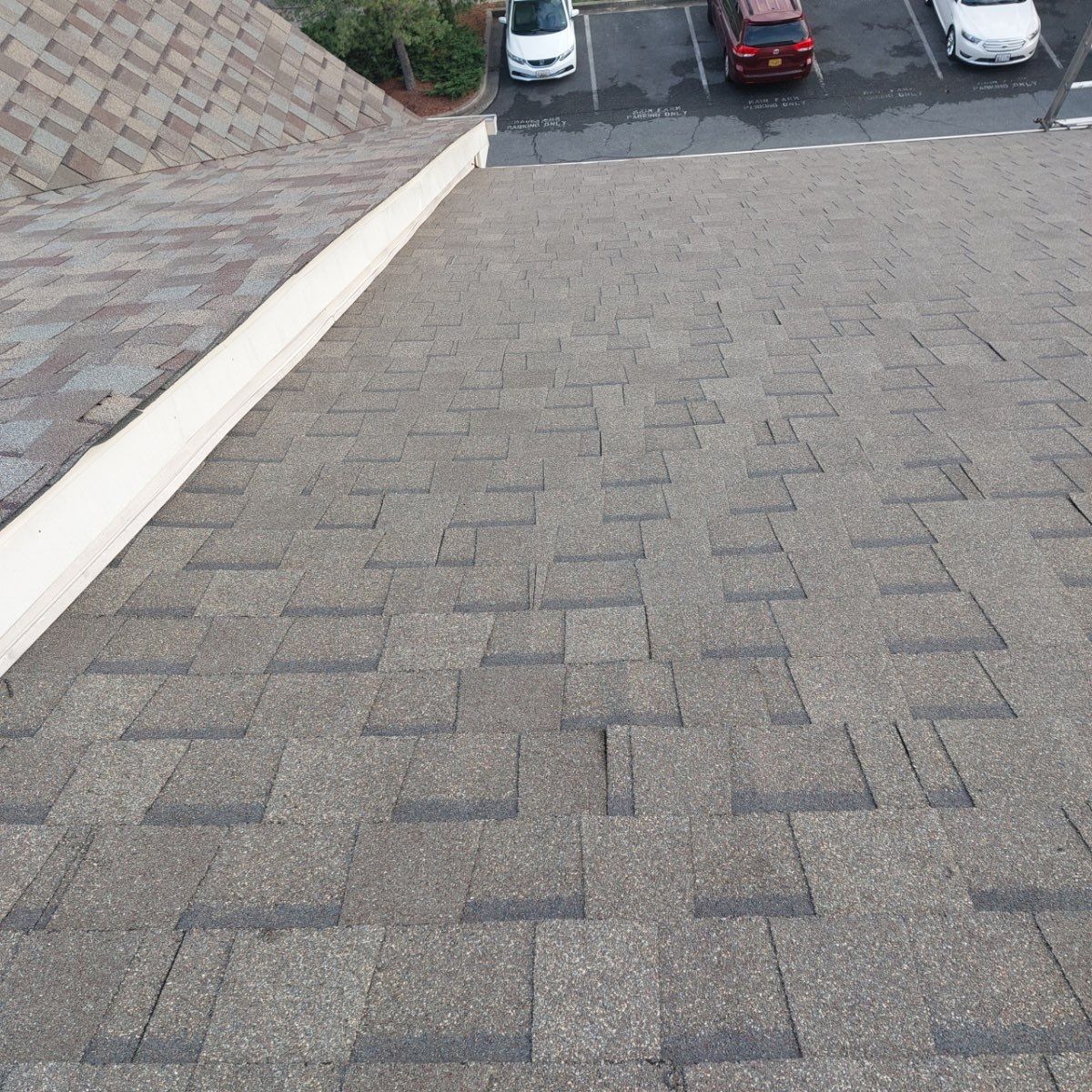 Residential Roofing Installation using Atlas Pinnacle Pristine Weathered Wood Architectural Shingles by Frederick Roof Repair