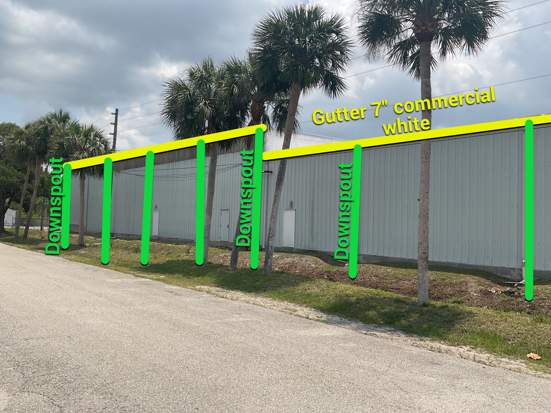 Commercial Gutter Installation in Fort Myers FL by Gutter Professors