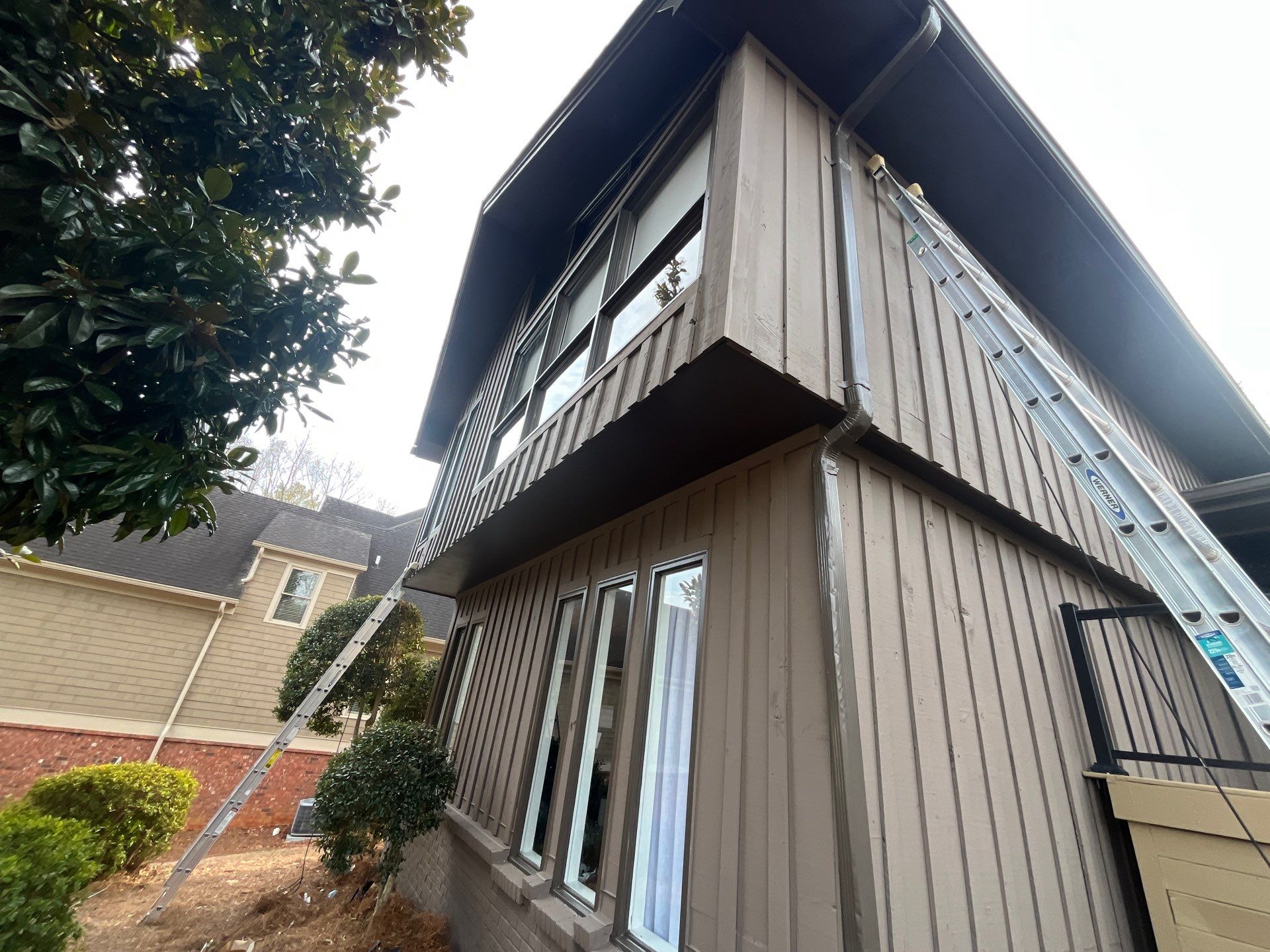 Rotten Wood Replacement and Exterior Painting using Sherwin Williams SuperPaint and James Hardie by Nelson Exteriors