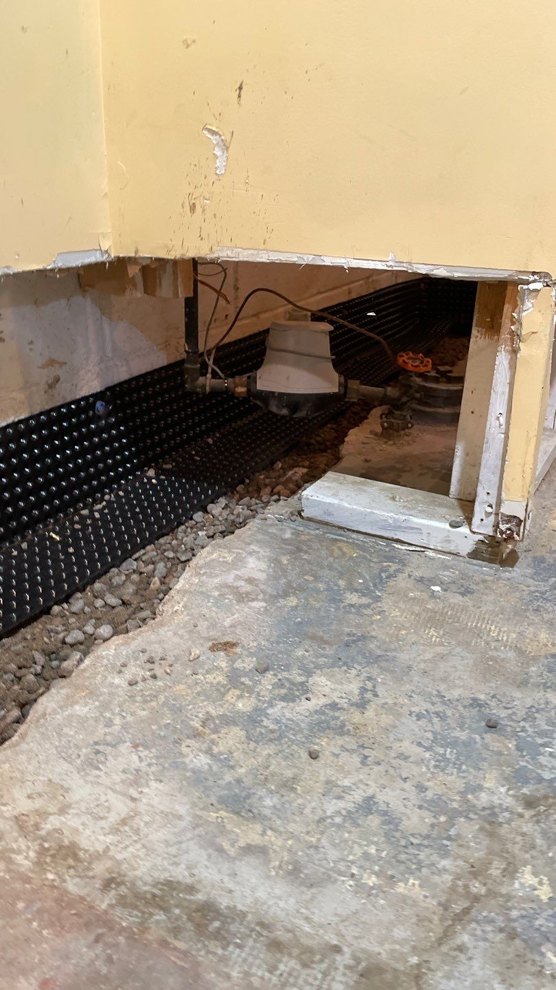 Drain Tile in Columbia Heights by Waterproofing Northeast