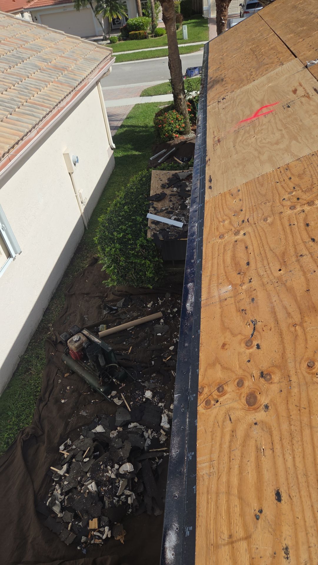 Residential Concrete Tile Roof Replacement and Fascia Repair in Boca Raton by Aastro Roofing