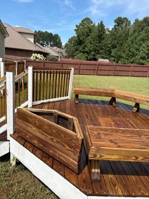 Wood Deck using Wood Sealant