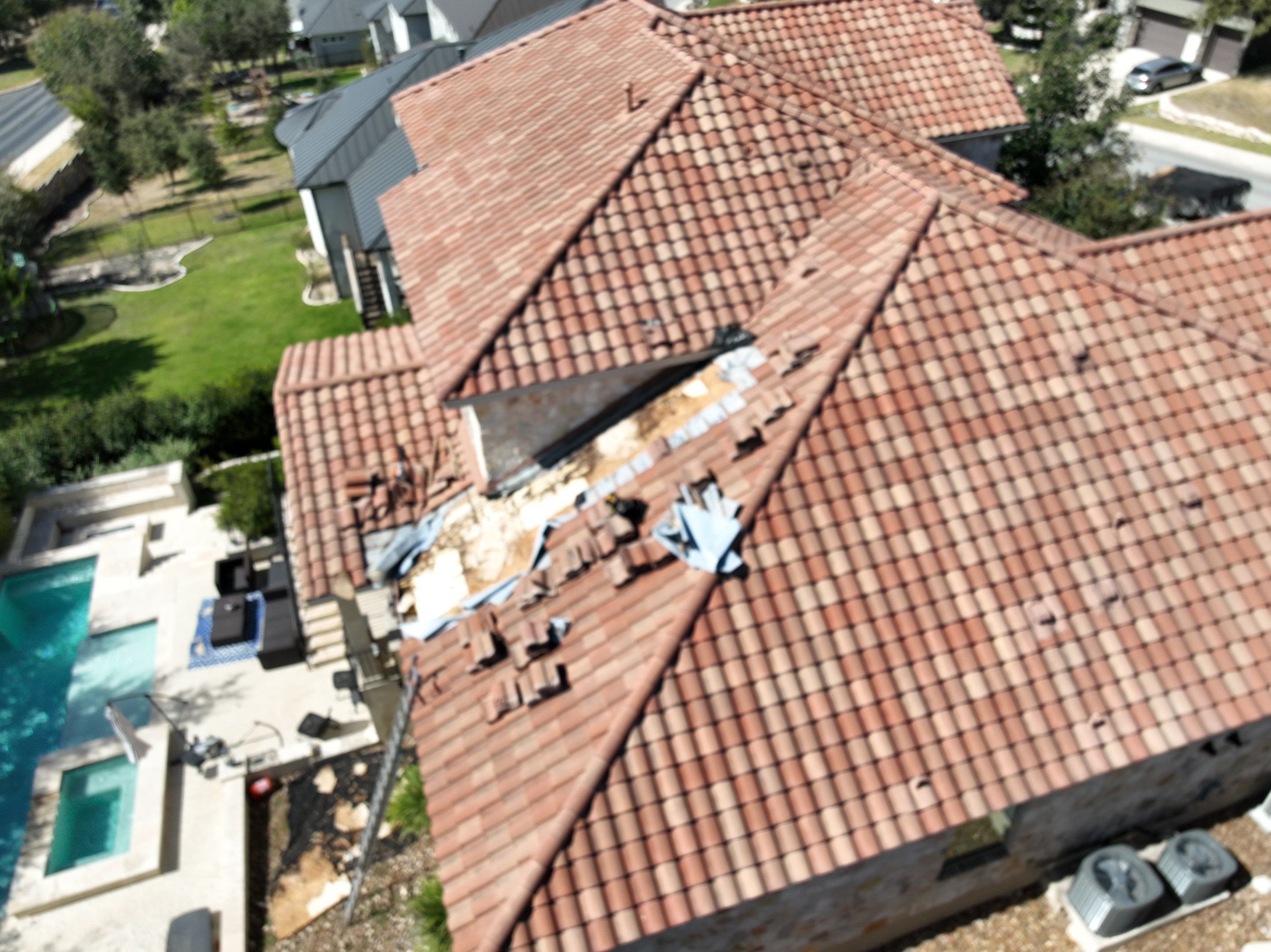 Tile Roof Repair  using Concrete S Tile by Premier Roofing and Contracting