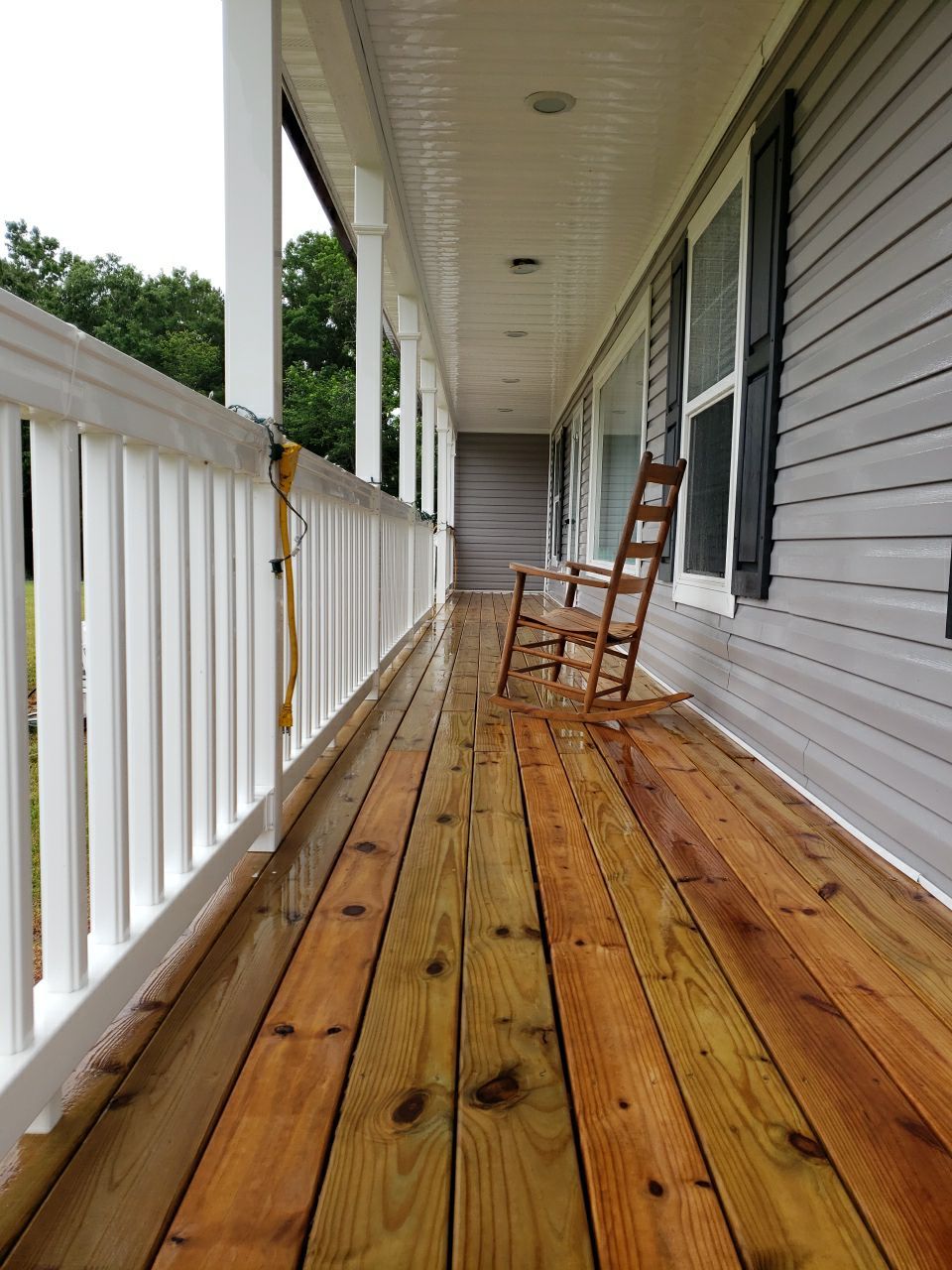 House Wash using cleaner by G&H Home Tech Pros LLC