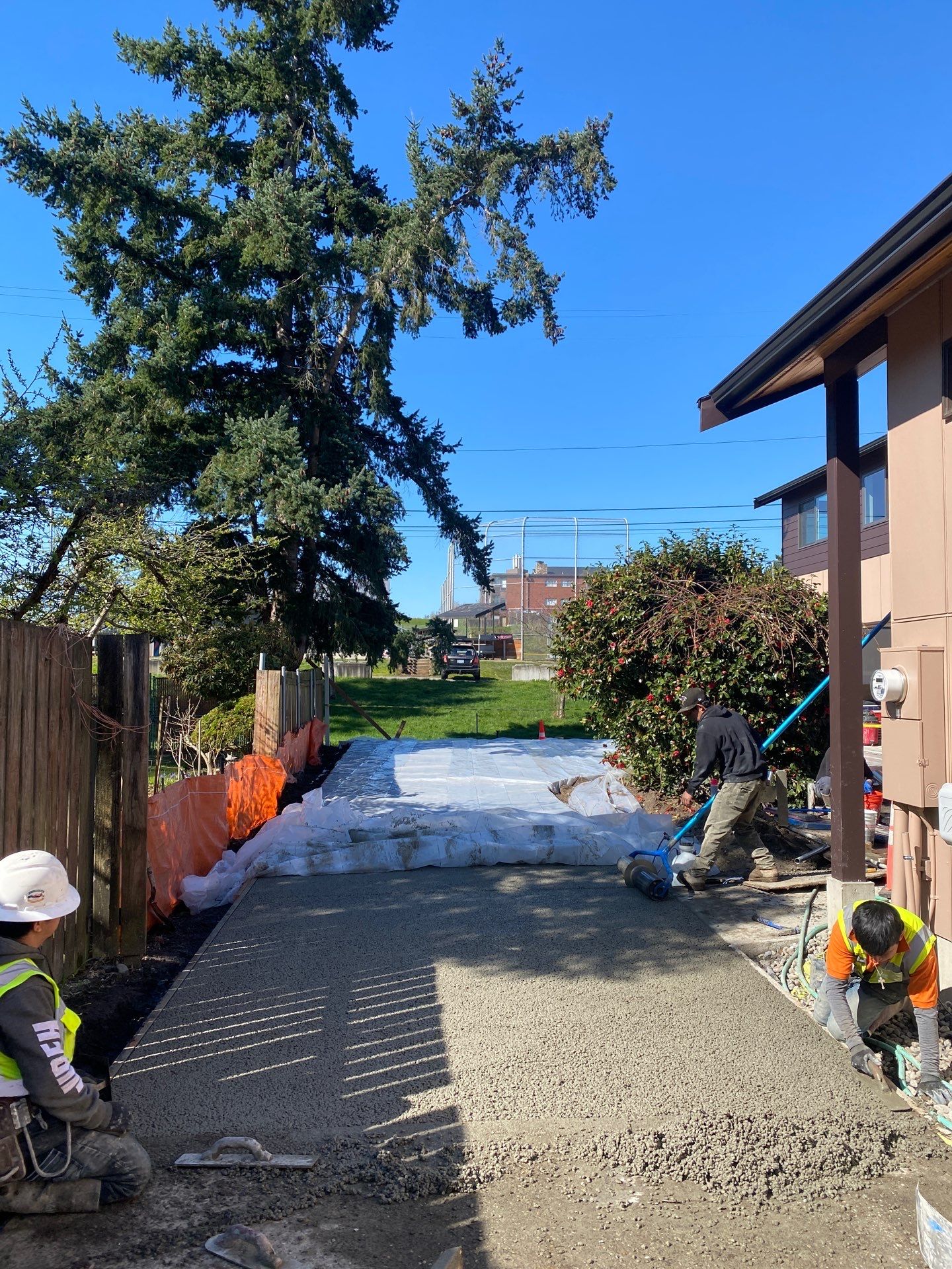 Ron | Pervious Concrete Driveway  by Jireh Asphalt & Concrete Inc 