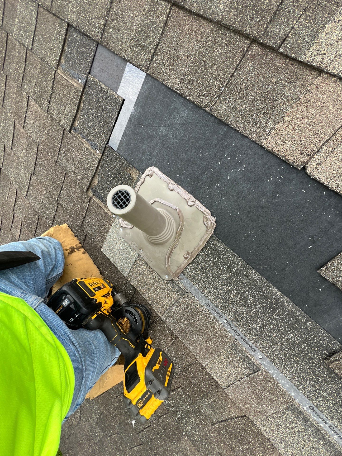 Hail Damage using Owen's Corning Duration (Lifetime) Shingles by Roof Repair Services LLC