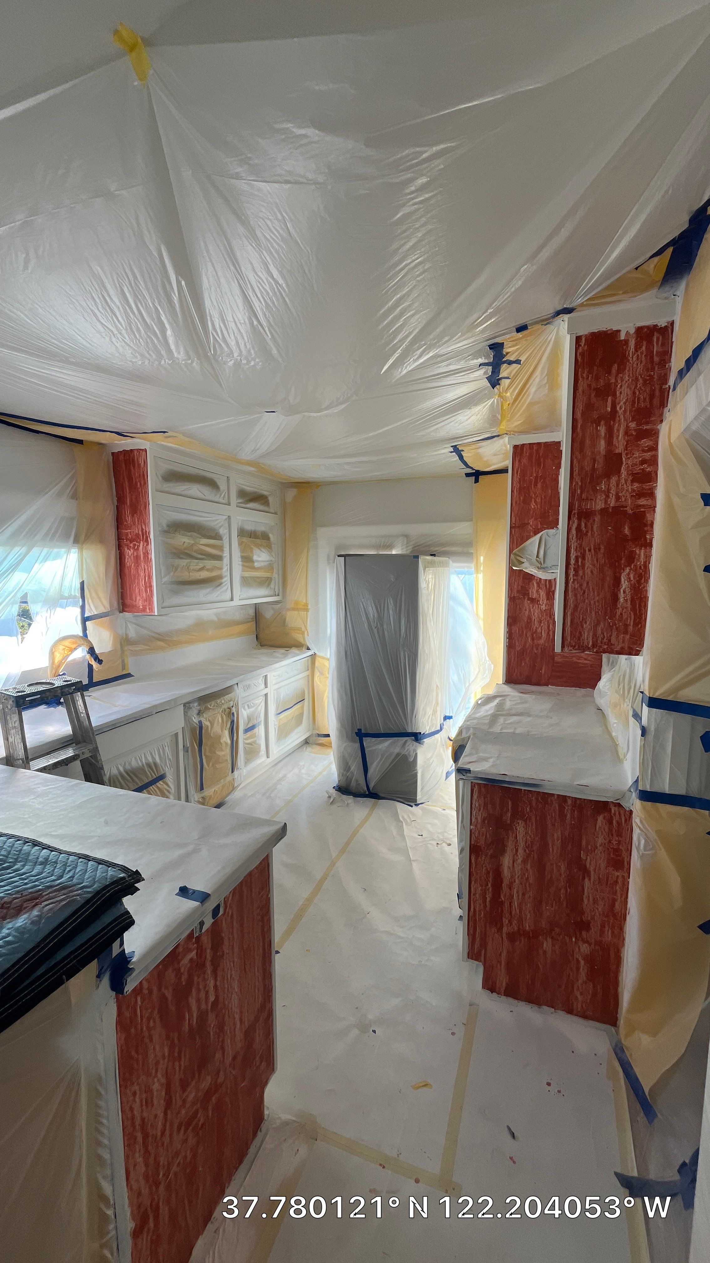 Custom Cabinet Painting  by Herrera’s Bay Area Painting inc.