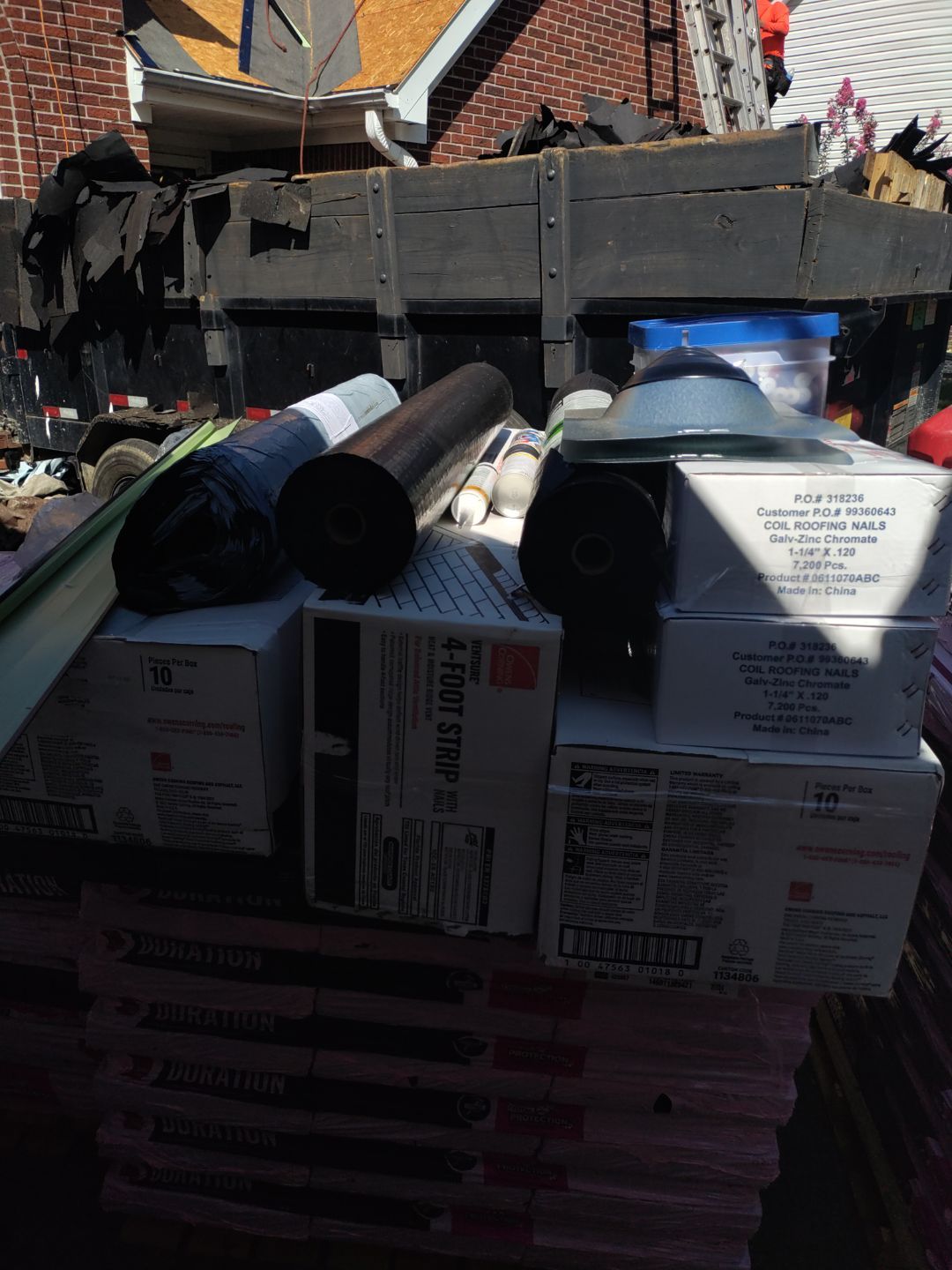 Residential Roof Replacement using Owens Corning Onyx Black by Inspector Roofing and Restoration