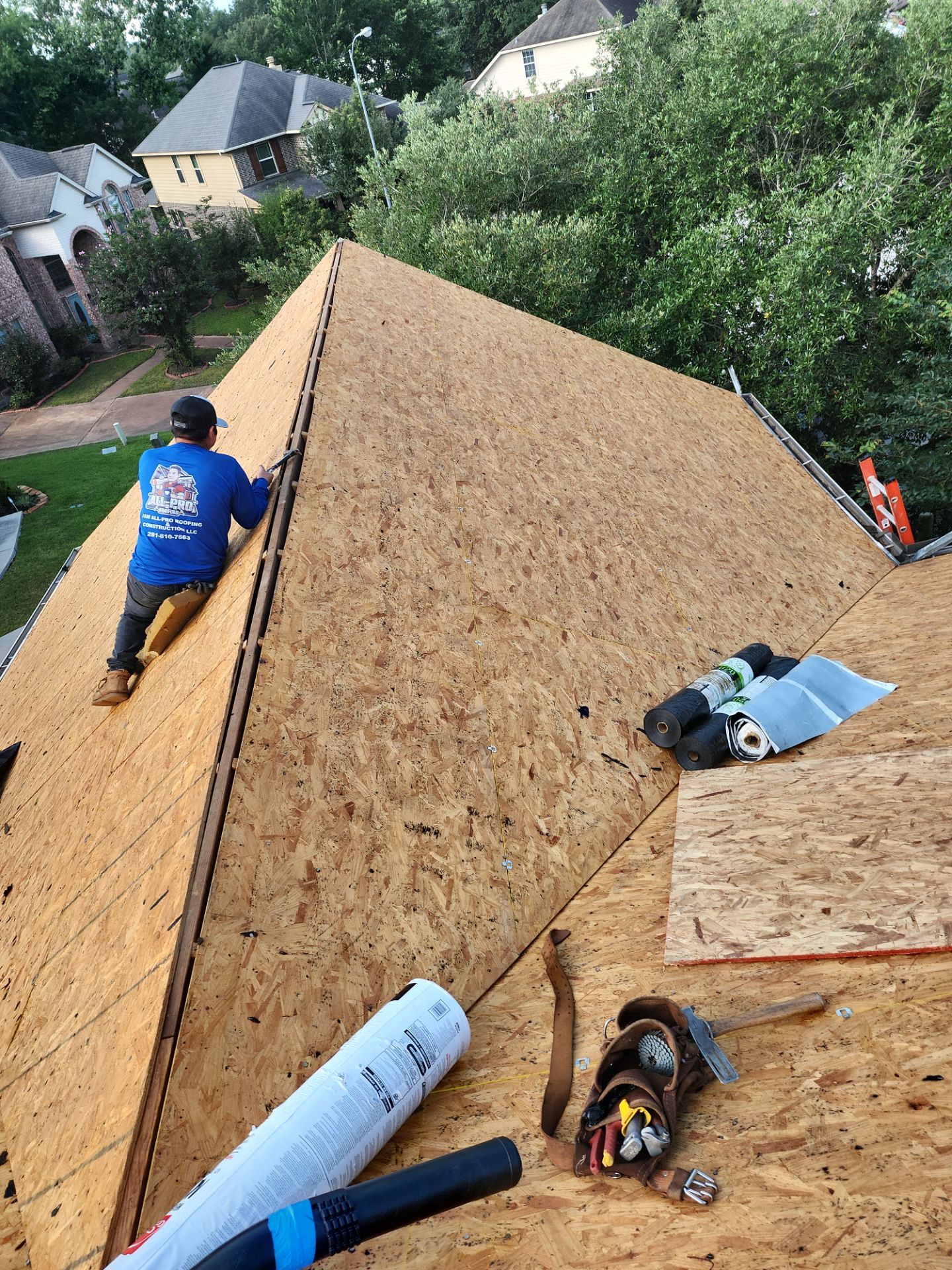 Residential Roofing Repair using Owen's Corning Duration (Lifetime) Shingles by Roof Repair Services LLC