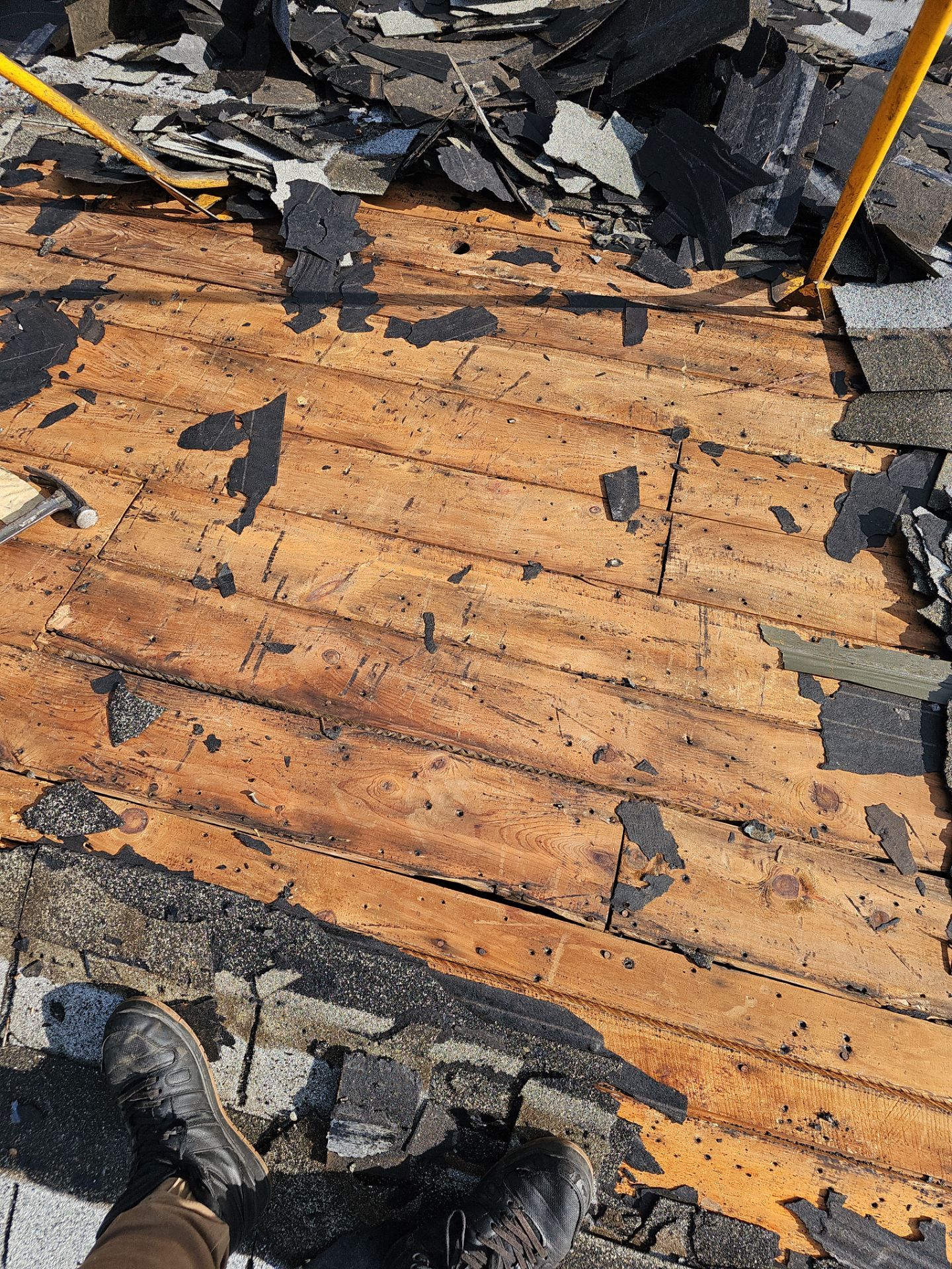 Residential Roofing Installation using Owens Corning Duration Colonial Slate by A Plus Exterior