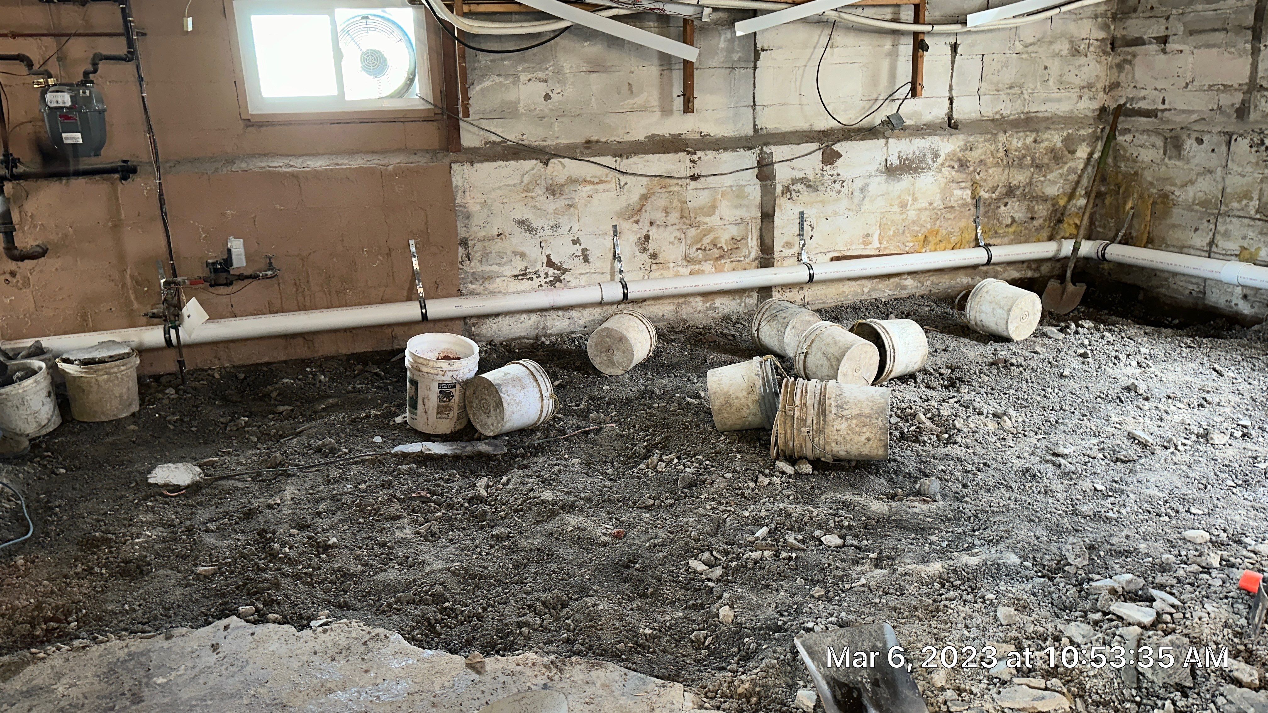 Interior French Drain, Lally Column Replacement & Concrete Floor Replacement in South Orange, NJ by Pure Service Pro, LLC