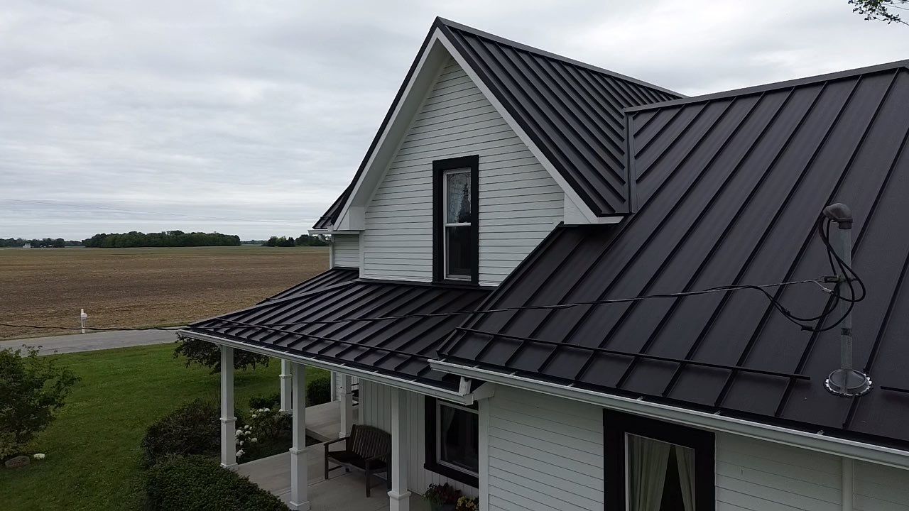 Standing Seam Metal Roof Transformation in Atlanta, IN by 4Ever Metal Roofing