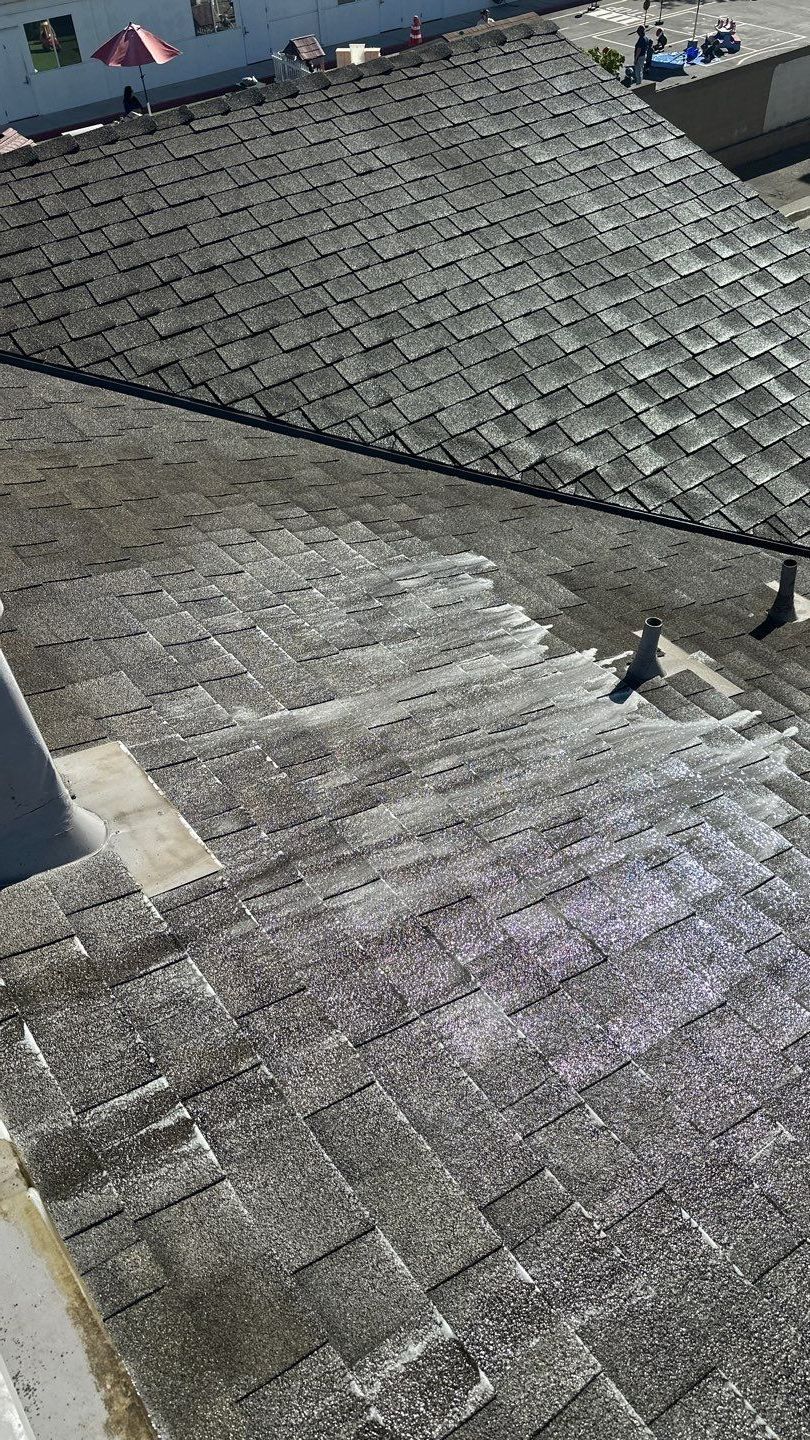 Huntington Beach Shingle Roof Washing by Property Cleaning Experts