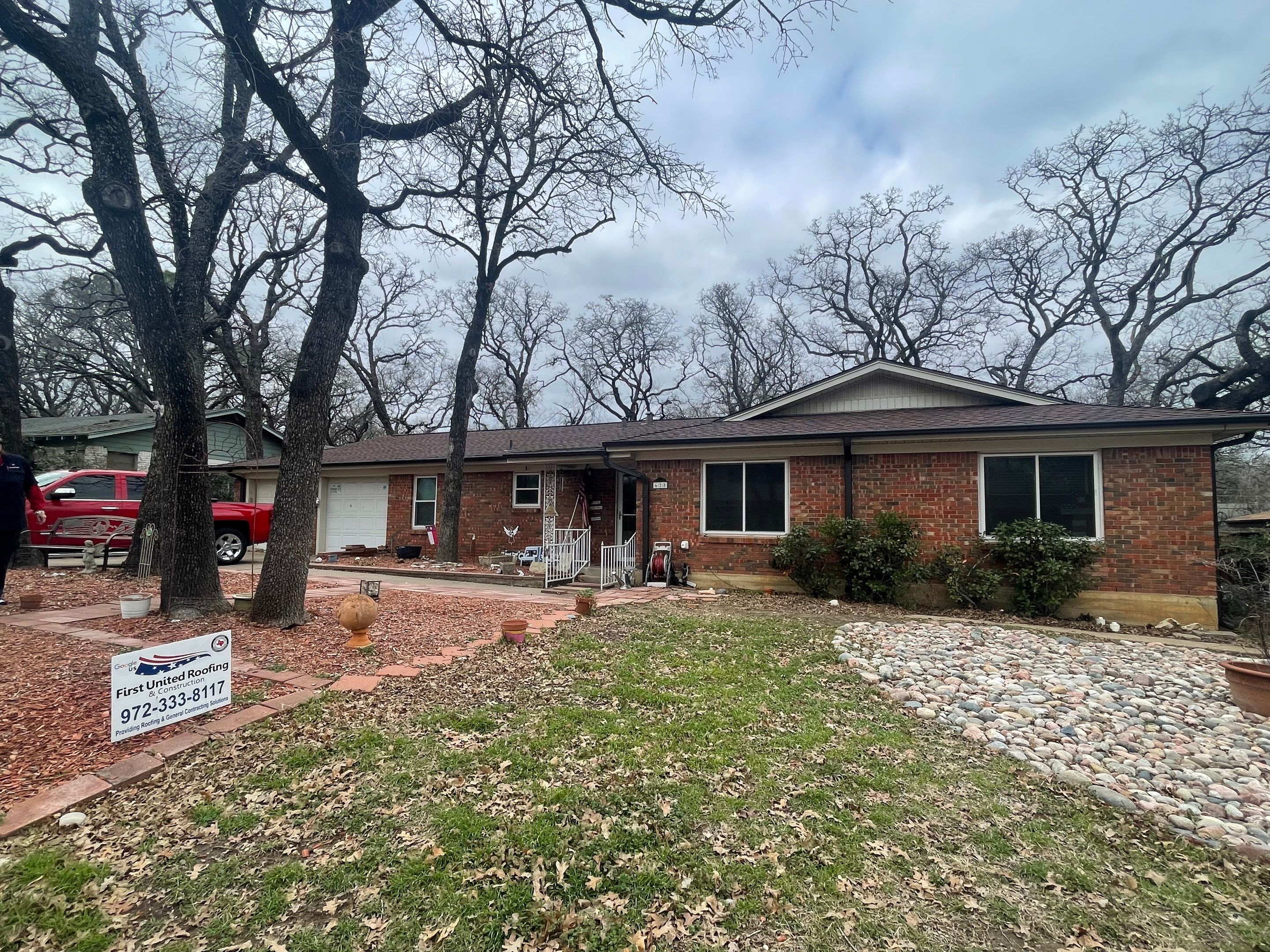 GAF Timberline Roofing System on a Beautiful older home by First United Roofing & Construction