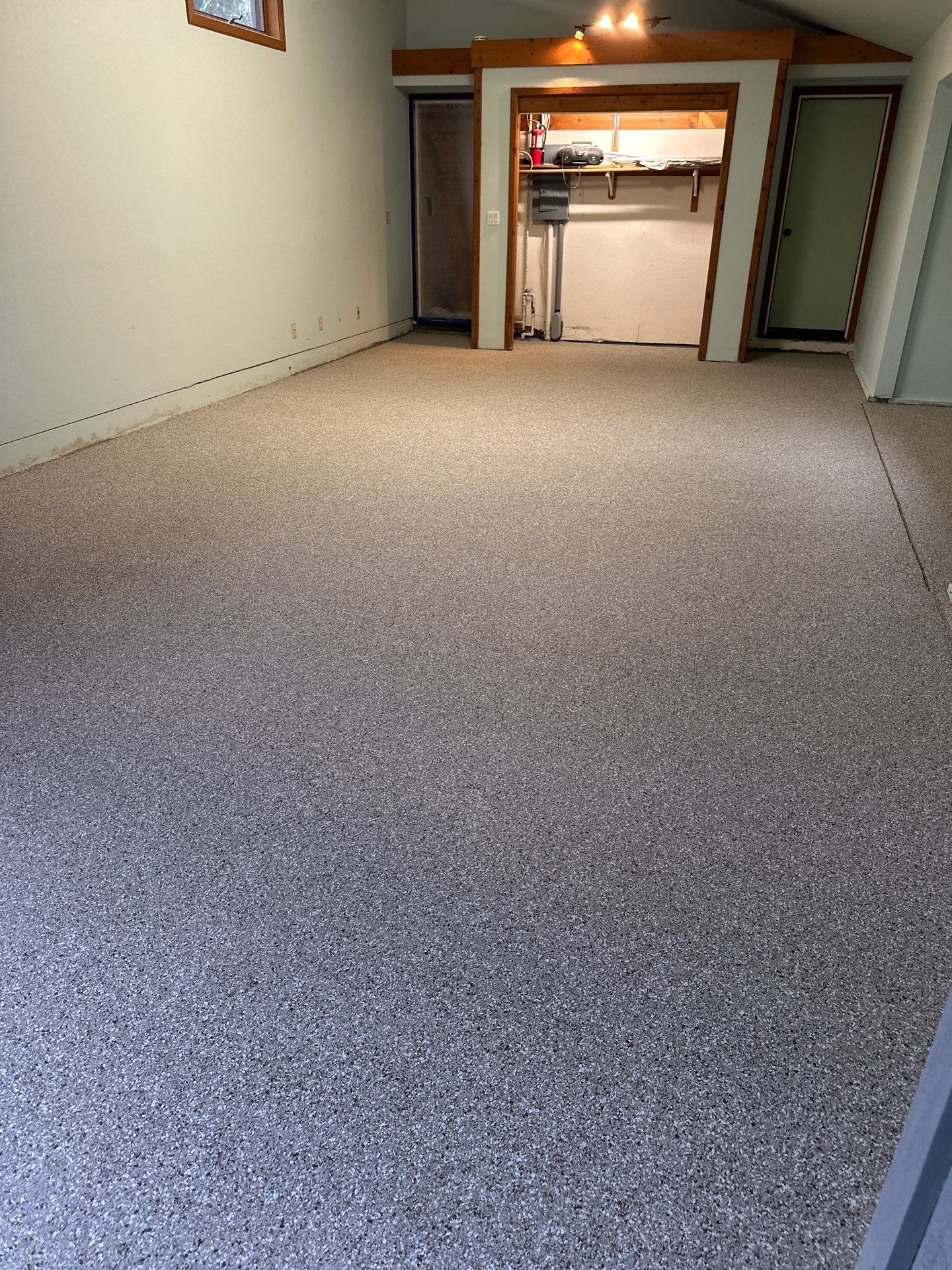 Full Garage and Interior Concrete Coating in Templeton by MGP Coatings