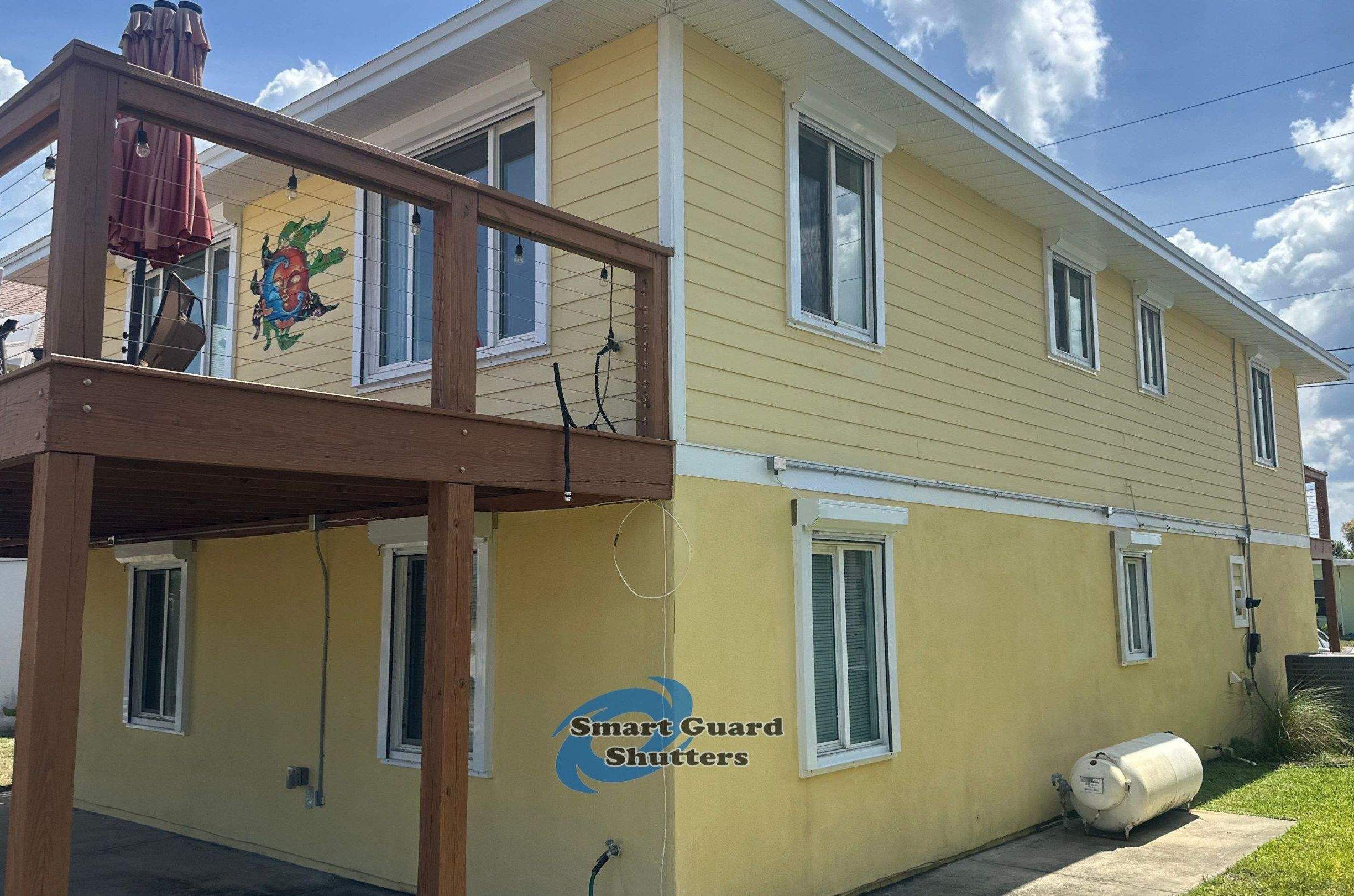 Rolling Shutters in White  by Smart Guard Shutters