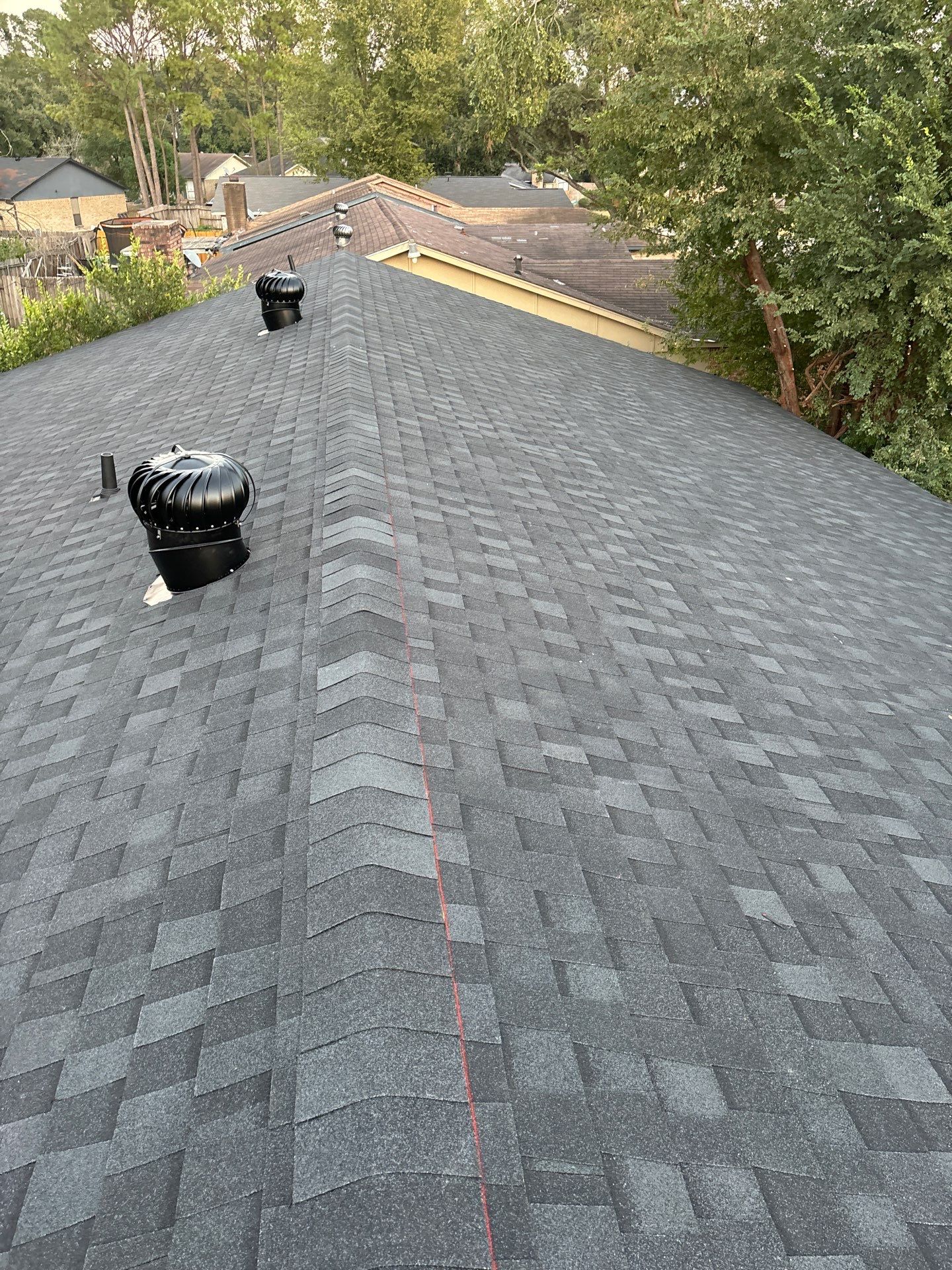Residential Roofing Installation using Owen's Corning Duration (Lifetime) Shingles by Roof Repair Company