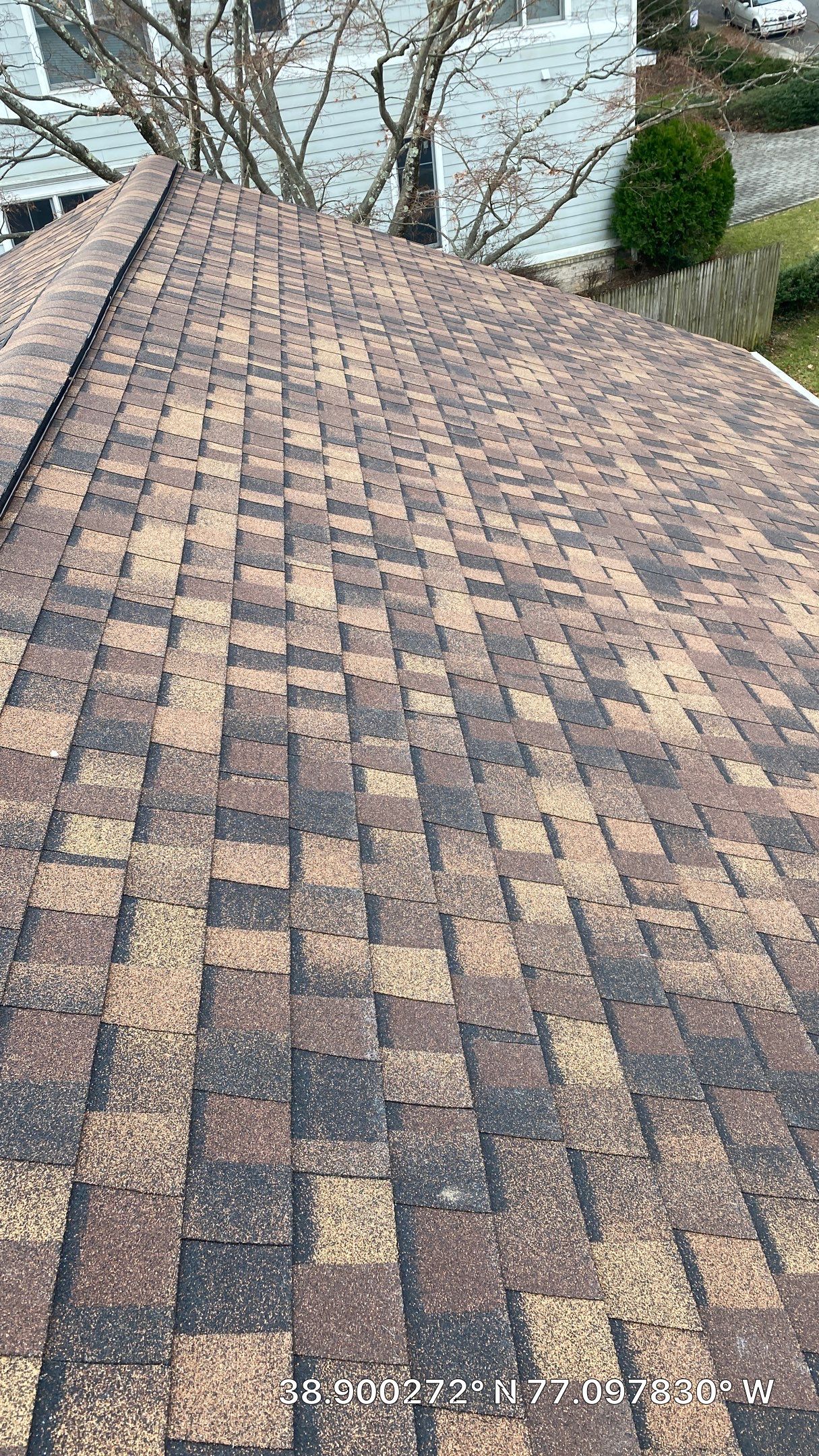 Arlington: CertainTeed Landmark Pro Designer Shingles in Max Def Burnt Sienna by RM Banning, Inc.