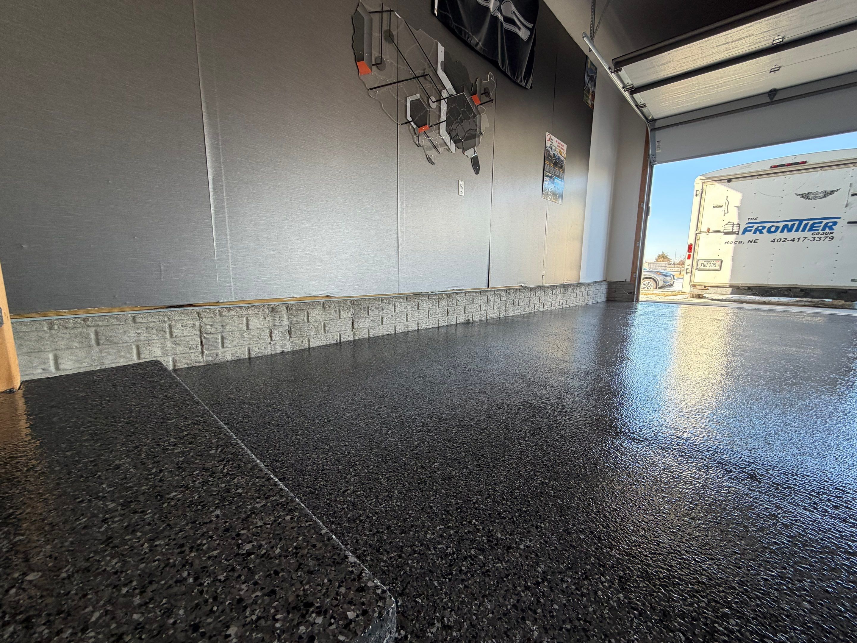 Silver Platinum Metallic by Granite Garage Floors