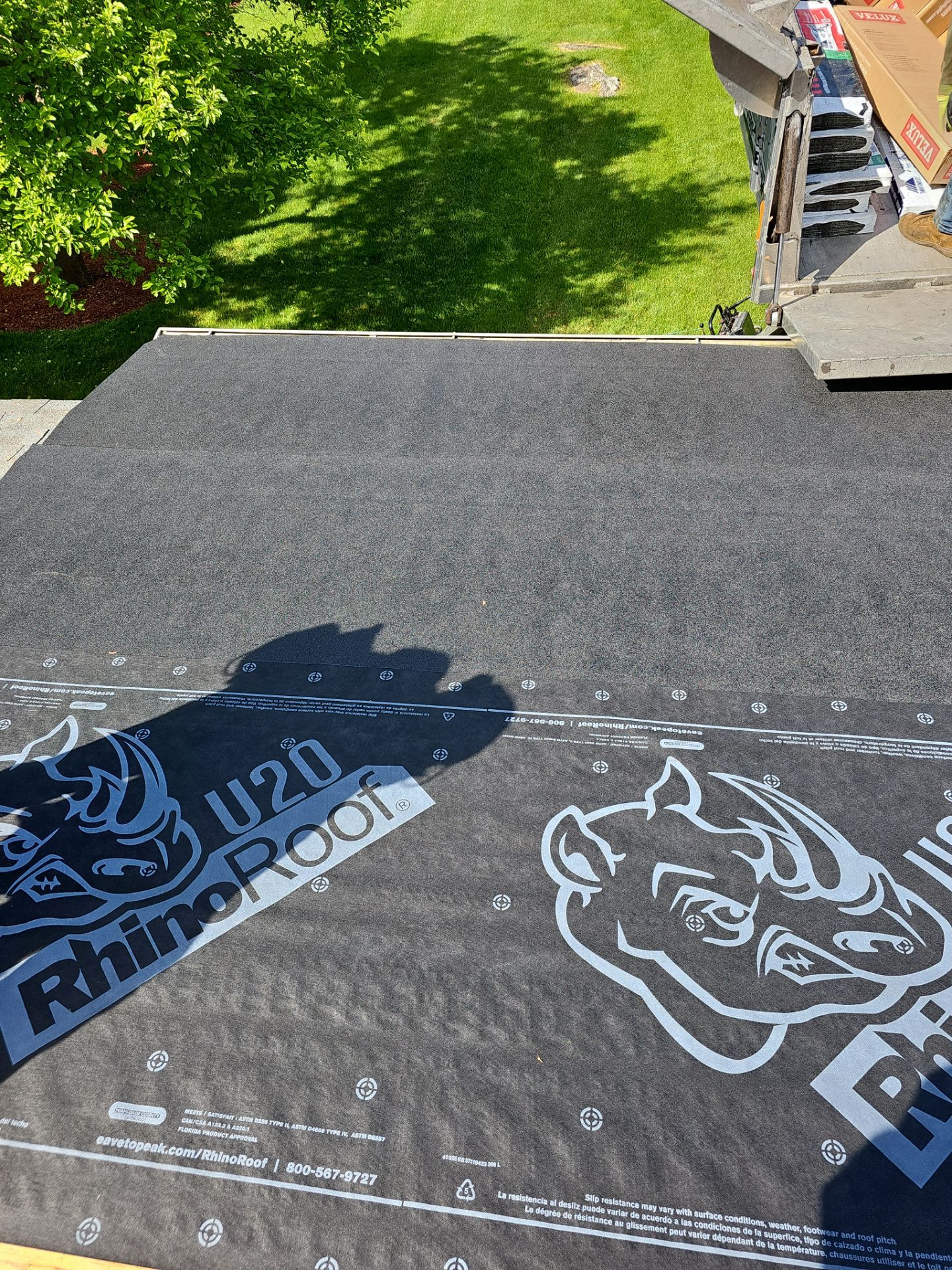 Residential Roofing Installation using Tamko Titan XT - Old English Pewter by A Plus Exterior