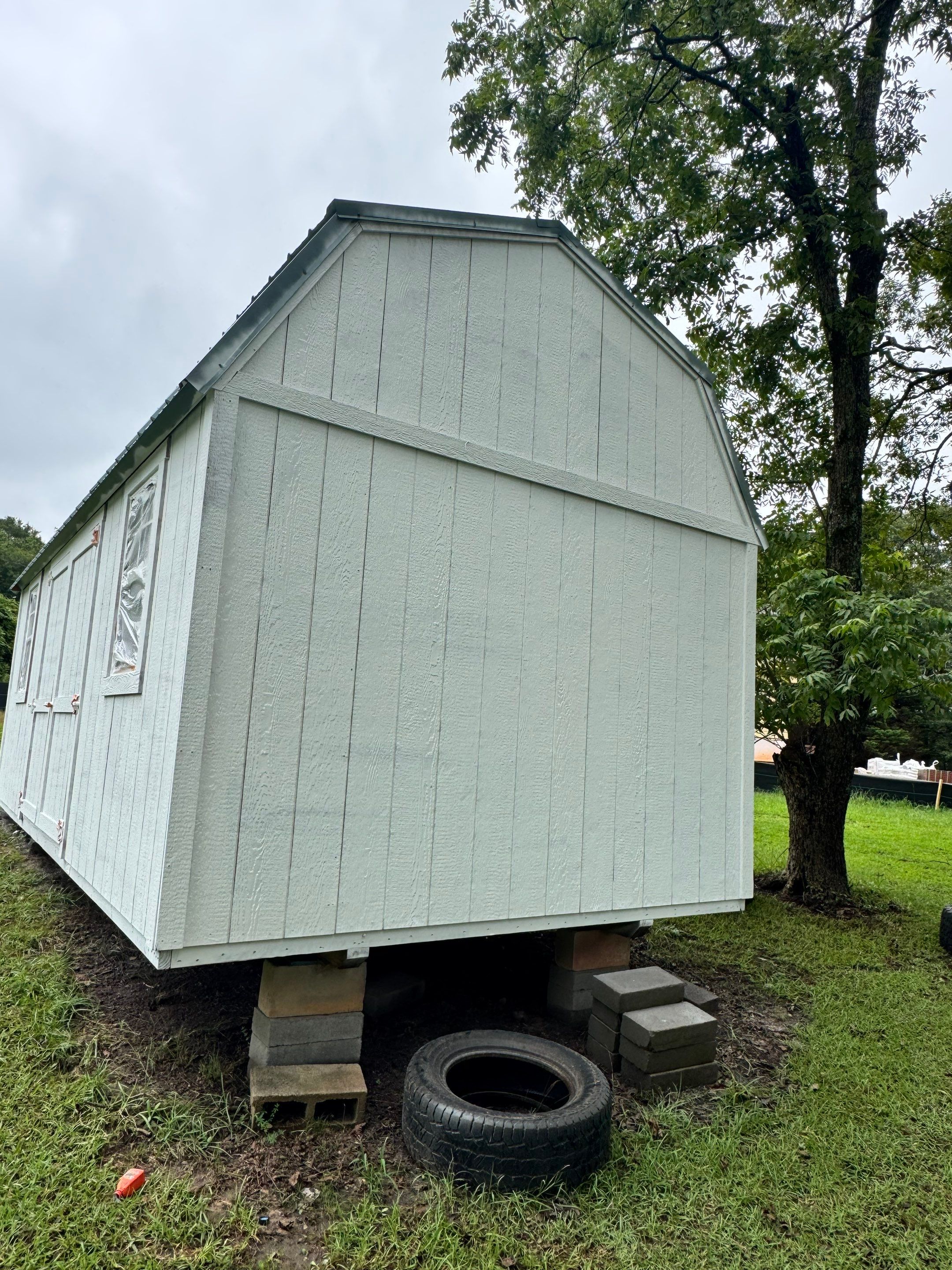 Social Circle Masonry Transformation with Dark Charcoal Exterior Painting by PGP Surface Solutions, LLC