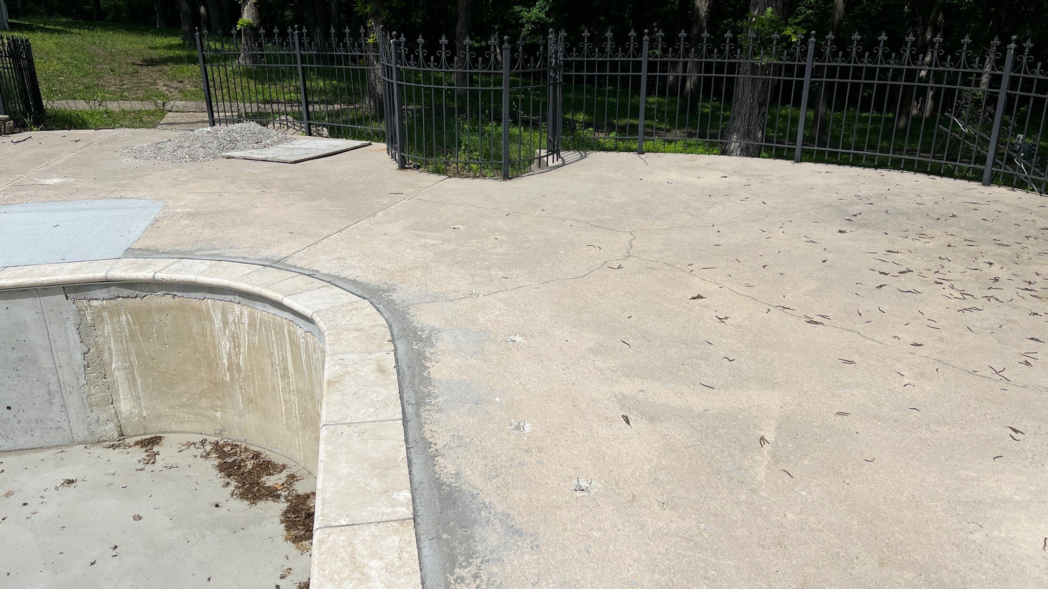 Pool Deck Resurface W/ Custom Scoreline - Olathe, KS by Big Red Decorative Concrete, LLC