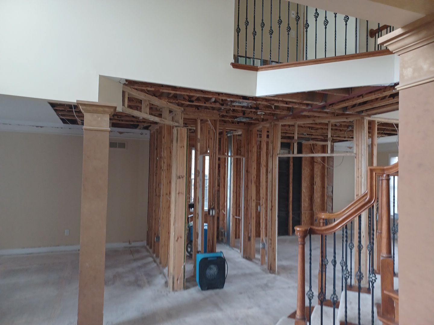 Project in West Bloomfield by EzDry Water Mitigation & Property Restoration