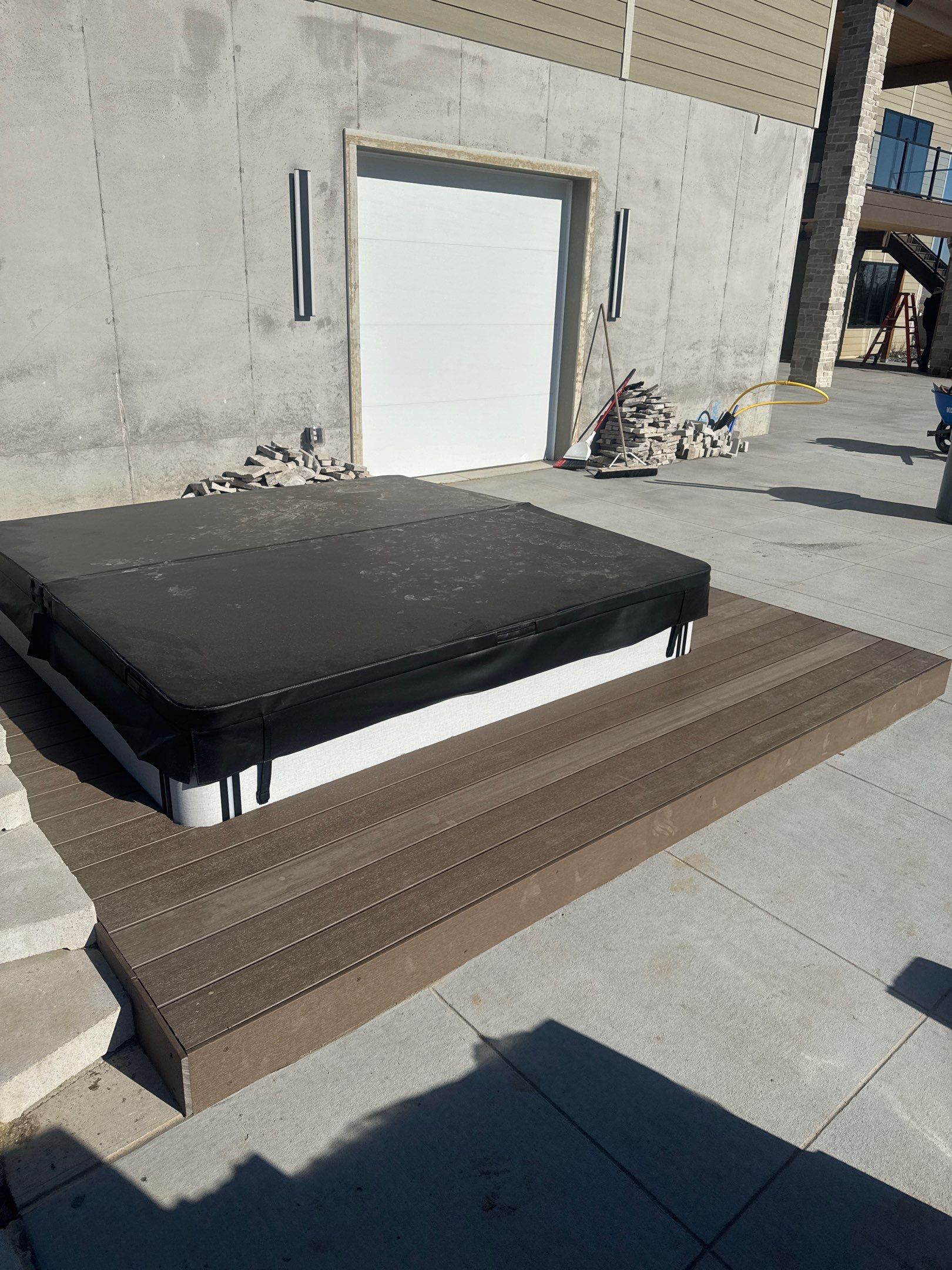 Timbertech Deck with Glass Railing by EAGLE EYE ENTERPRISES