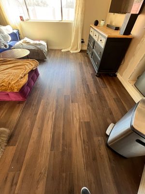 Flooring Installation using Luxury Vinyl Plank