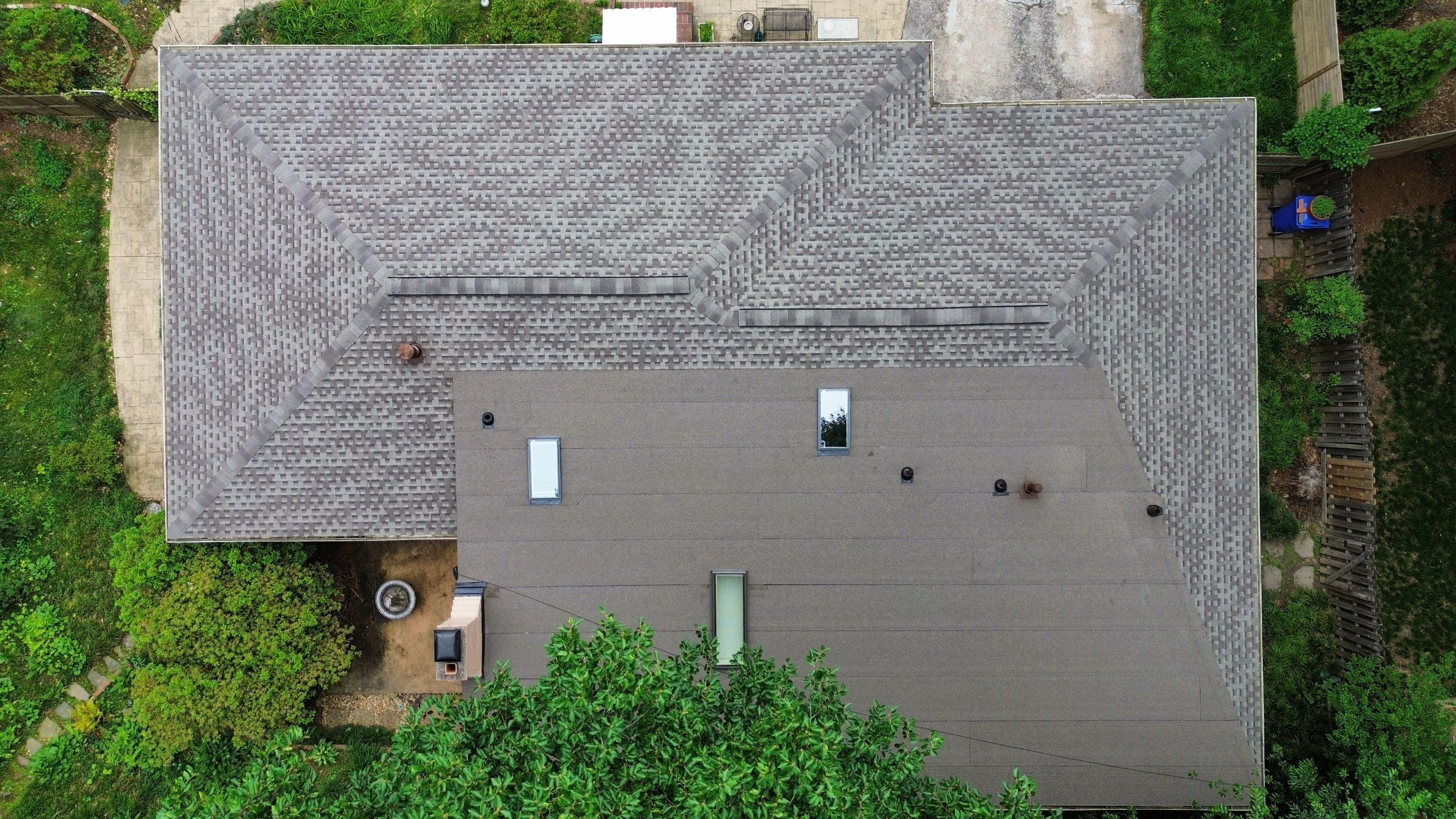 Atlanta, GA Roof Replacement GAF Timberline HDZ Weathered Wood by Reset Roofing