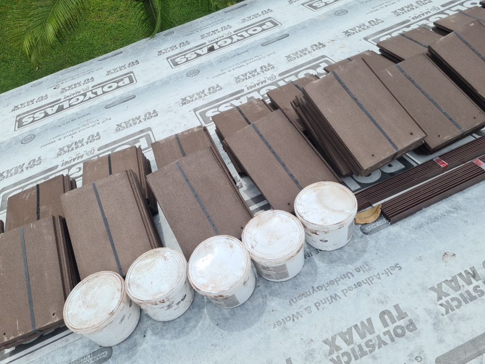 Residential Roofing Installation using Eagle Roofing Tile by BLUES BROTHERS ROOFING