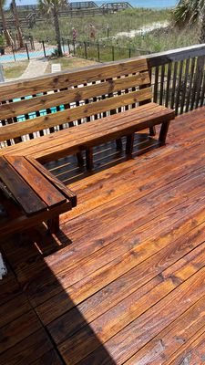 Wood Deck and Dock using Wood Sealant