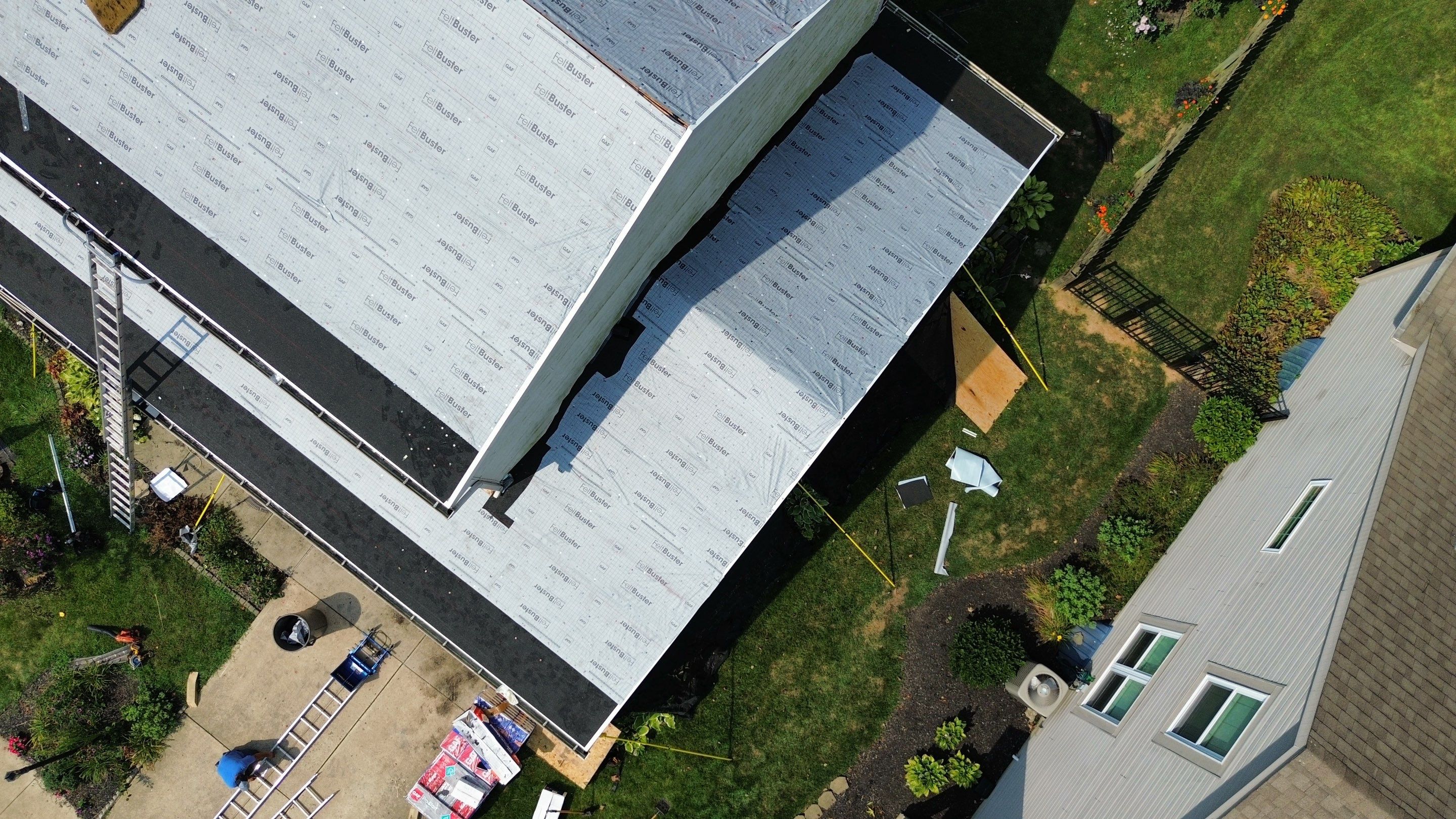 Residential Roofing Installation using Timberline HDZ Shingles - Hickory by RoofX 