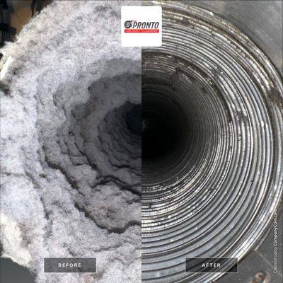 dryer vent cleaning using Compressed air