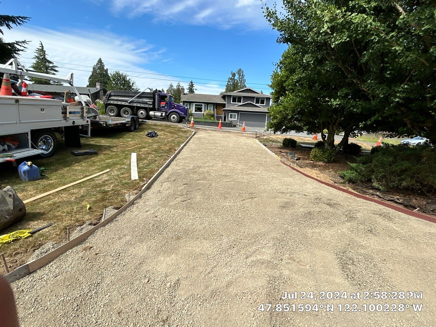 Rodd | Concrete Driveway Extentension by Jireh Asphalt & Concrete Inc 