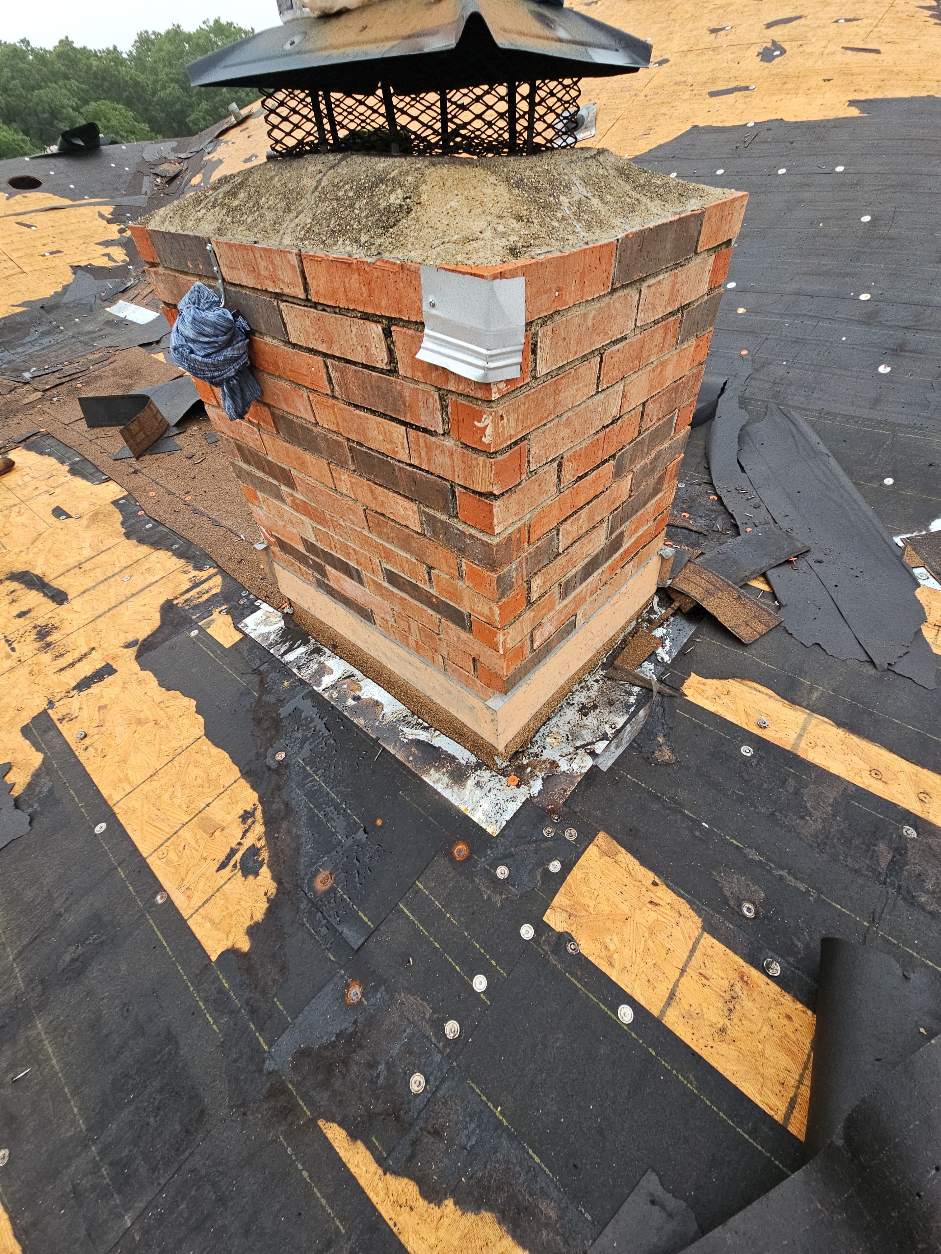 "Full Roof Replacement Due to Hail and Water Damage – Before & After" by road roofing llc