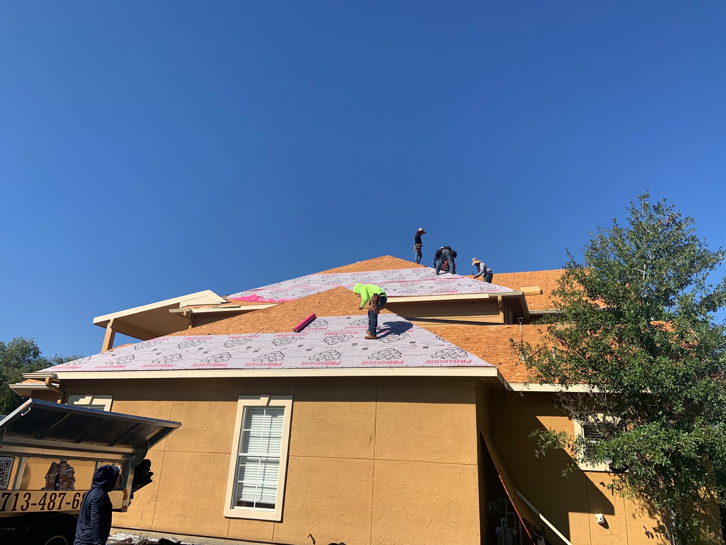 Residential Roofing Installation using Owen's Corning Duration (Lifetime) Shingles by Roof Repair Company