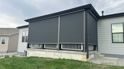 Retractable All-Weather MagnaTrack Screen Installation for Castle Rock Patio