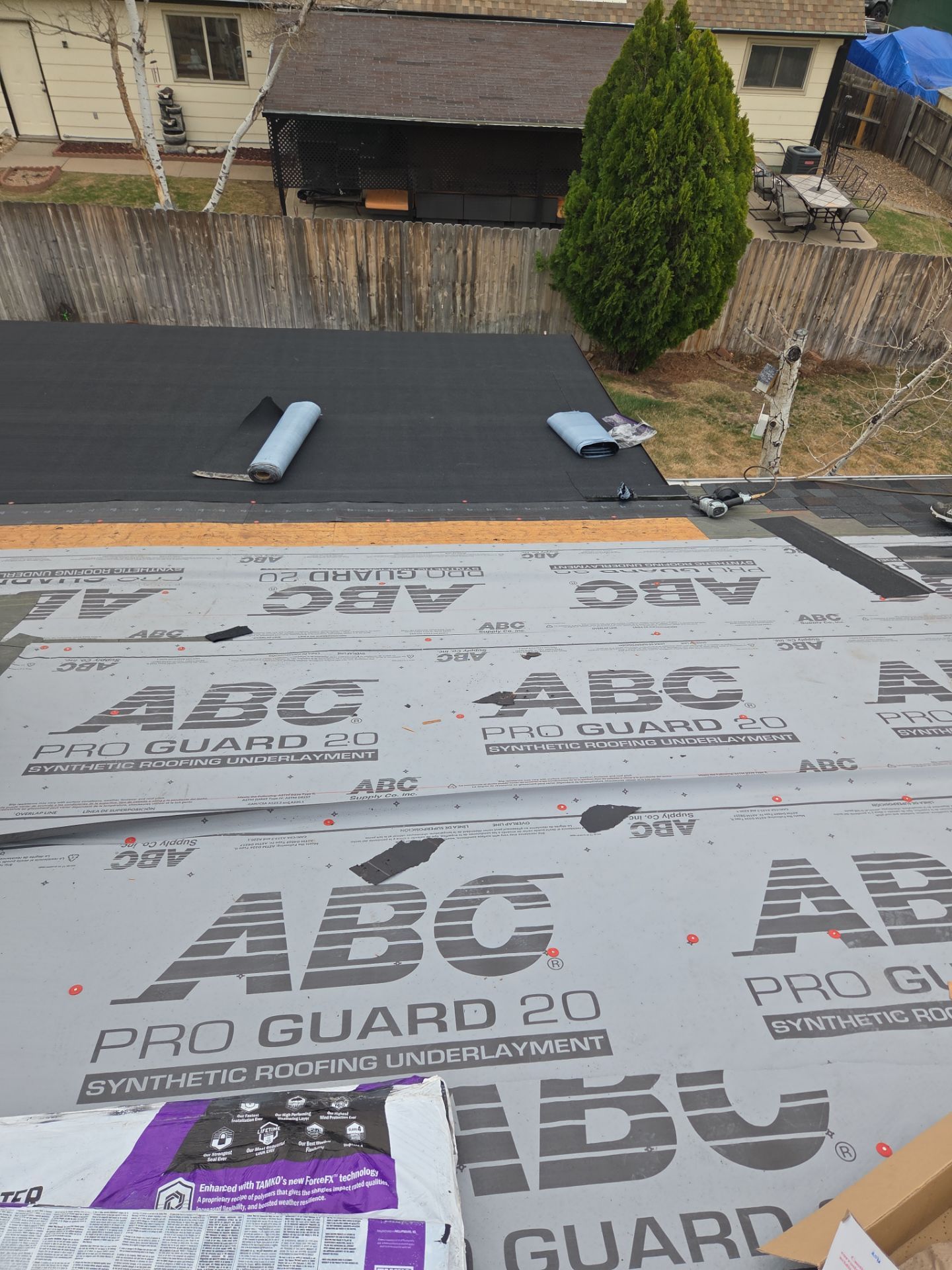 New Roof using Tamko - Stormfighter Flex - Black Walnut by RTP Roofing Company