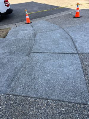 Concrete Driveway and Steps Renovation | Bothell 