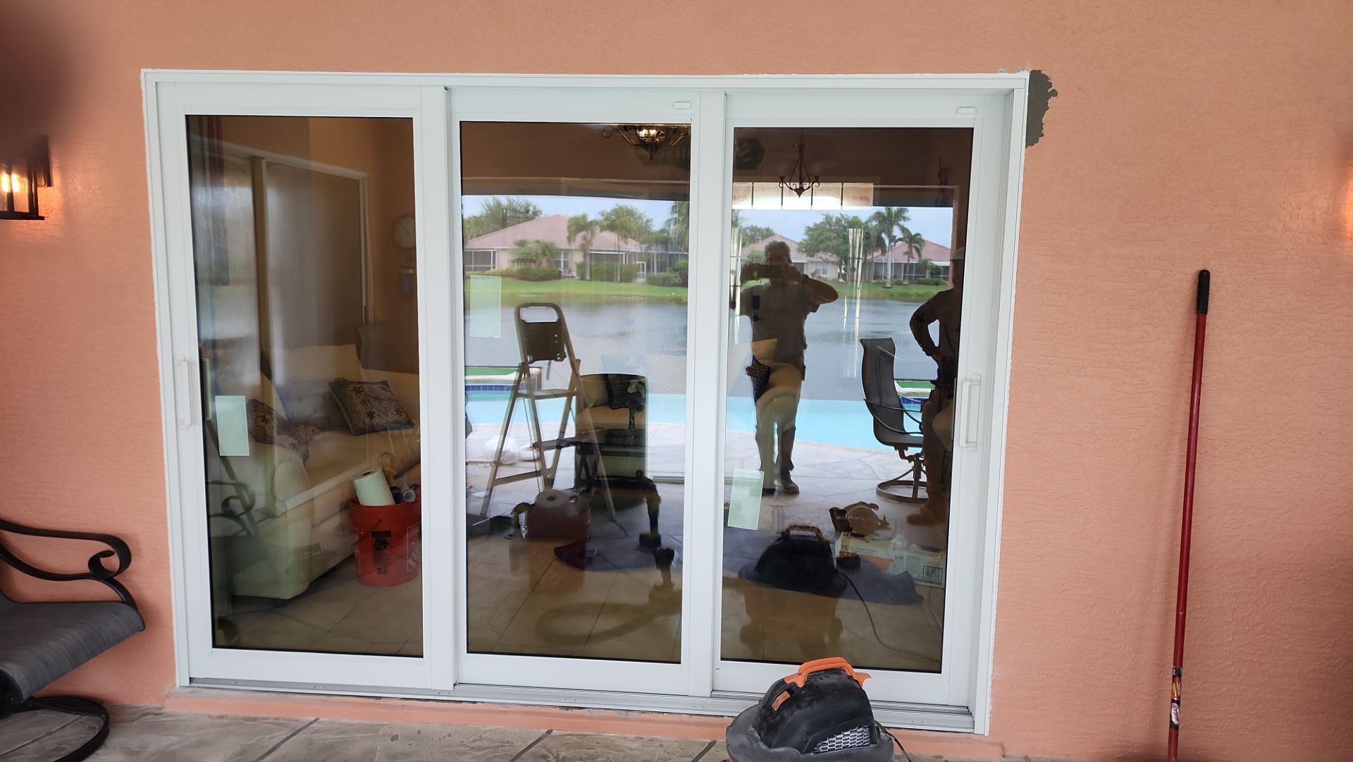 Window Installation using PGT Vinyl by Windows For Life 