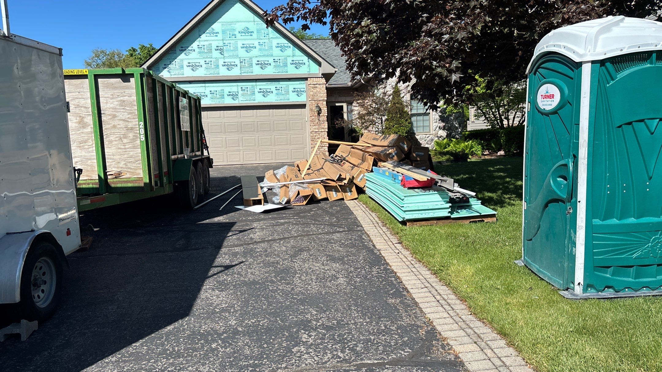 Siding Replacement using Alside Storm Grey by 180 Contractors