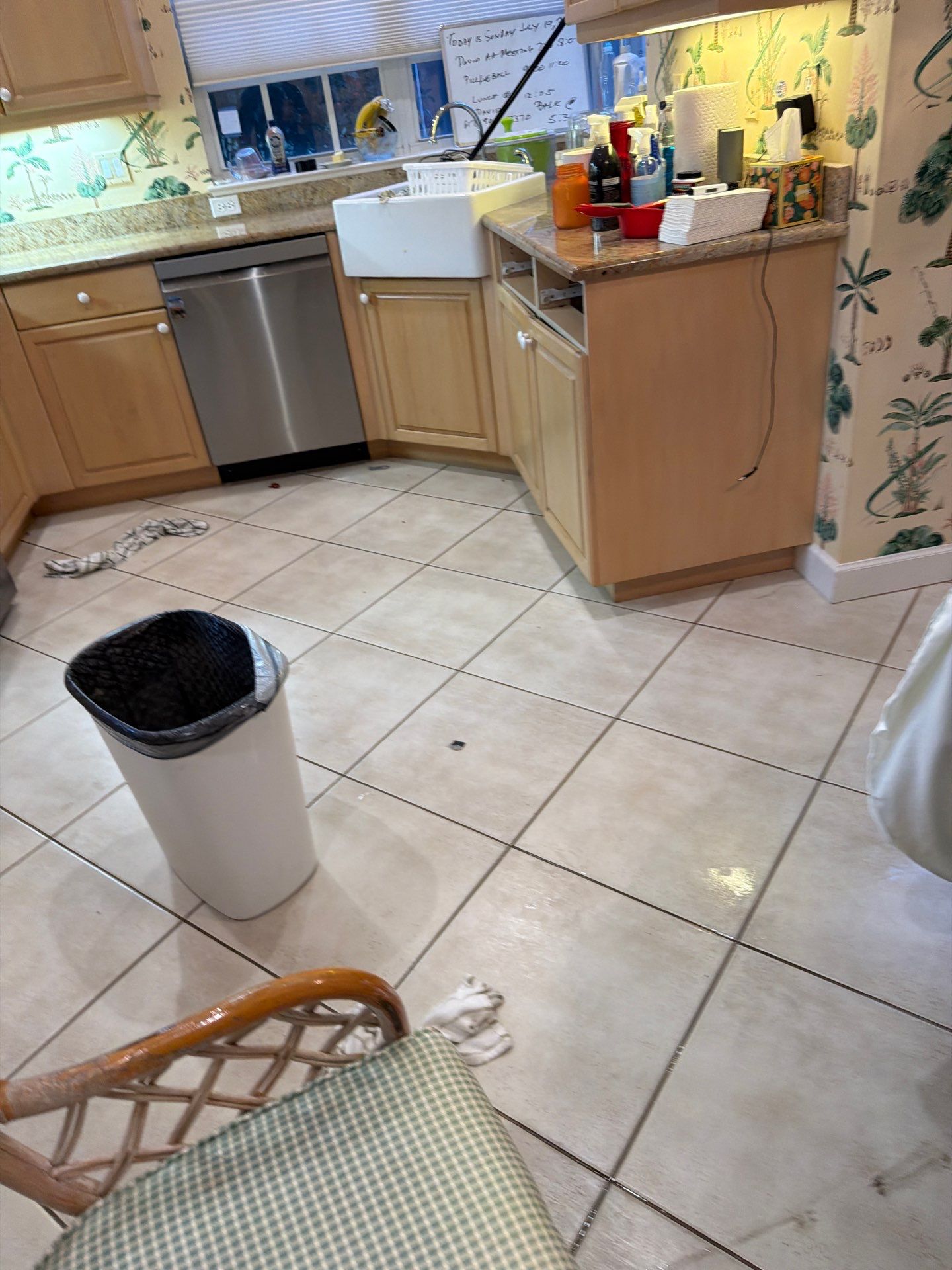 Water Damage Mitigation and Structural Drying in Stuart Kitchen by SuperClean